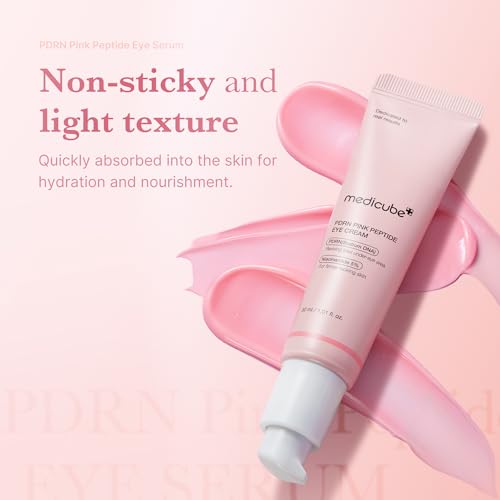 medicube Booster Pro Facial Device & Eye Care Duo: Salmon DNA PDRN Pink Eye Serum and Booster Pro Pink | Retinol and PDRN For Firmer-Looking, Plumper Looking Skin and Smoother Skin