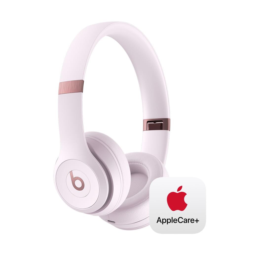 Beats Solo 4 - Wireless On-Ear Bluetooth Headphones, Up to 50-Hour Battery Life, Ultra-Lightweight Comfort, Powerful and Balanced Sound, Apple & Android Compatible - Amazon Exclusive Metallic Pink