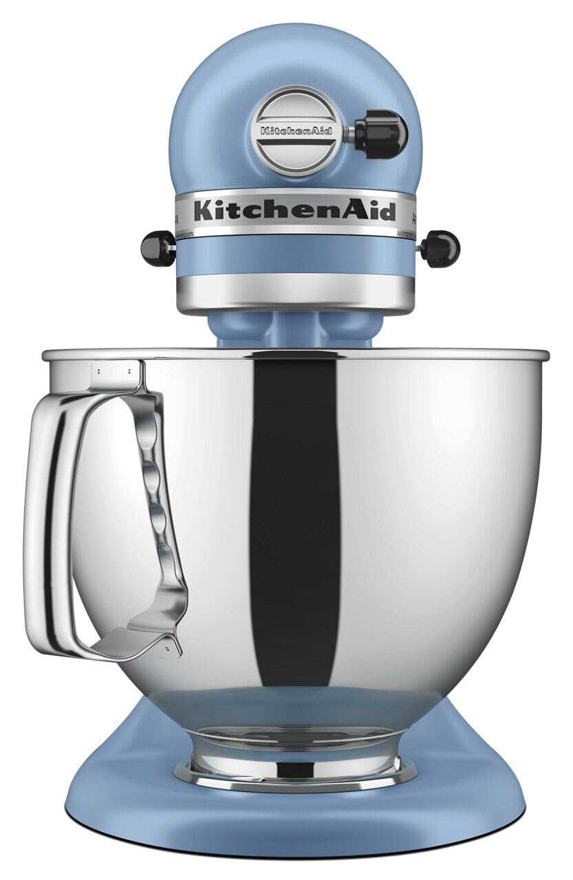 KitchenAid Artisan Series 5 Quart Tilt Head Stand Mixer with Pouring Shield KSM150PS, Almond Cream