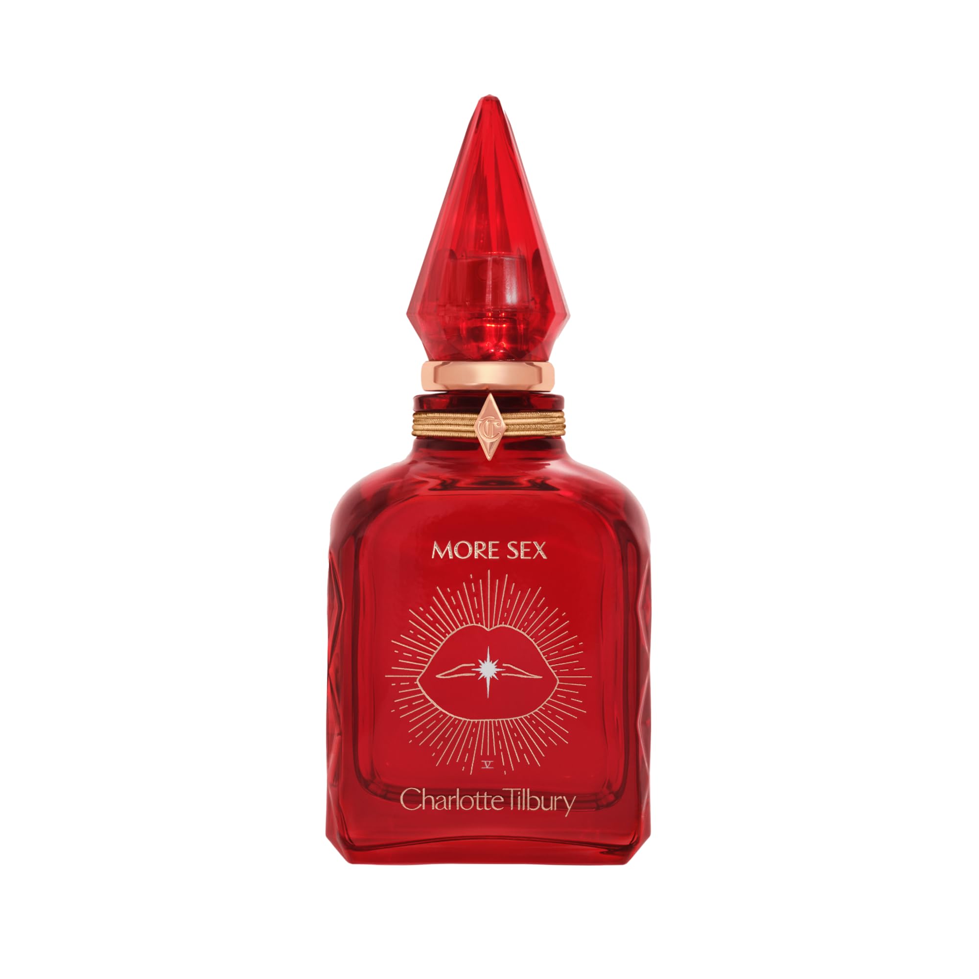 Charlotte Tilbury More Sex Eau De Parfum - Pheromone Enhancing Sandalwood Perfume with Naturally-Derived Oils - Long-Lasting Scent with Notes of Black Pepper, Velvety Musk & Ambery Wood