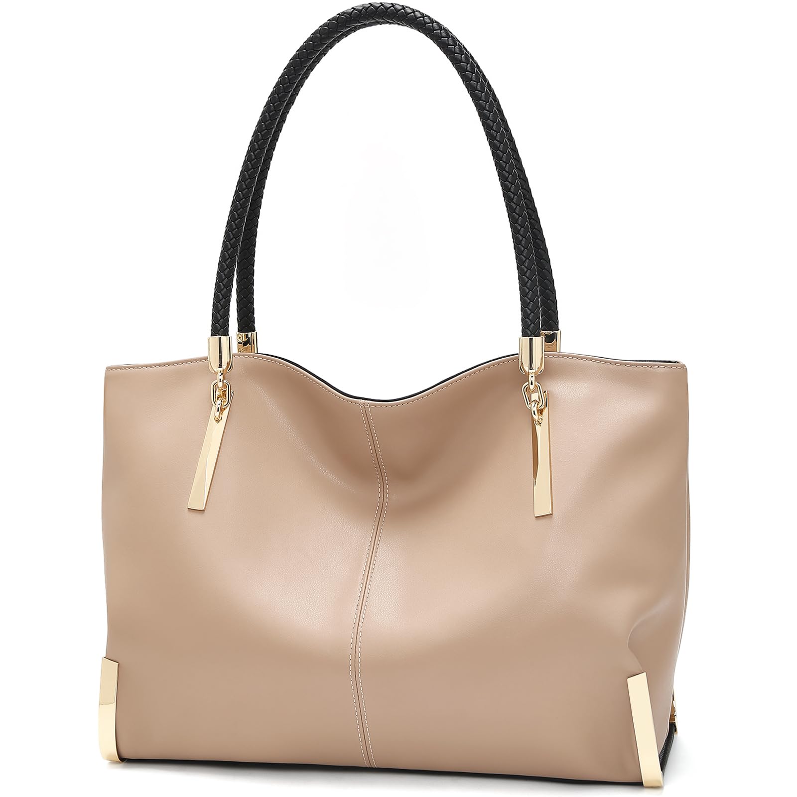 FOXLOVER Large Capacity Tote Handbags for Women, Women's Top-handle Bags Fashion Shoulder Bags Purses Minimalist design