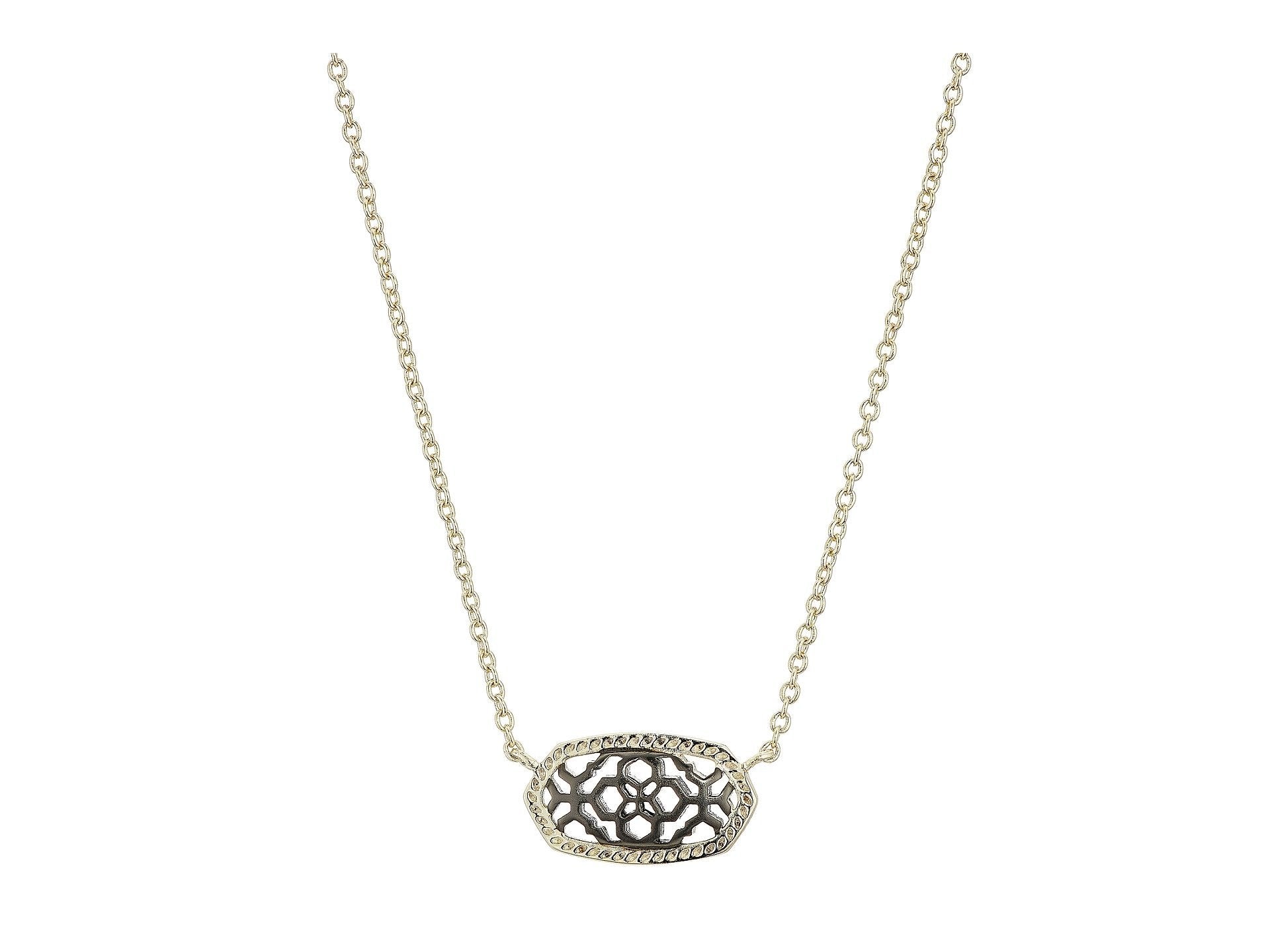 Kendra Scott Elisa Pendant Necklace for Women, Fashion Jewelry, 14k Gold-Plated