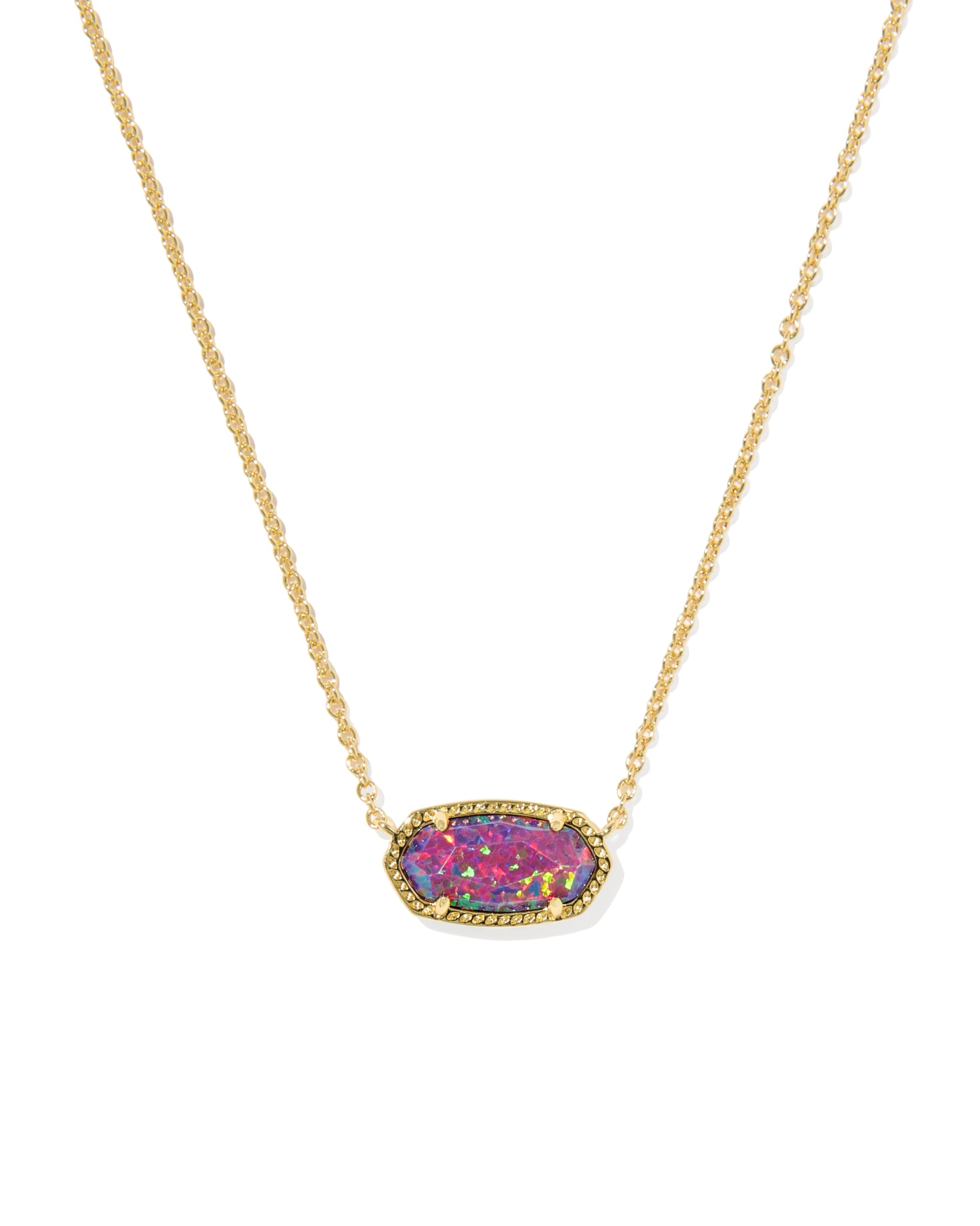 Kendra Scott Elisa Pendant Necklace for Women, Fashion Jewelry, 14k Gold-Plated