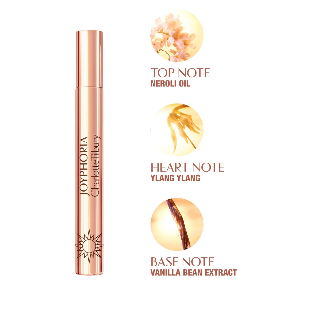 Charlotte Tilbury Joyphoria Eau De Parfum - Pheromone Enhancing Floral Vanilla Perfume Enriched with Naturally-Derived Oils - Long-Lasting Scent with Notes of Ylang Ylang & Neroli Oil