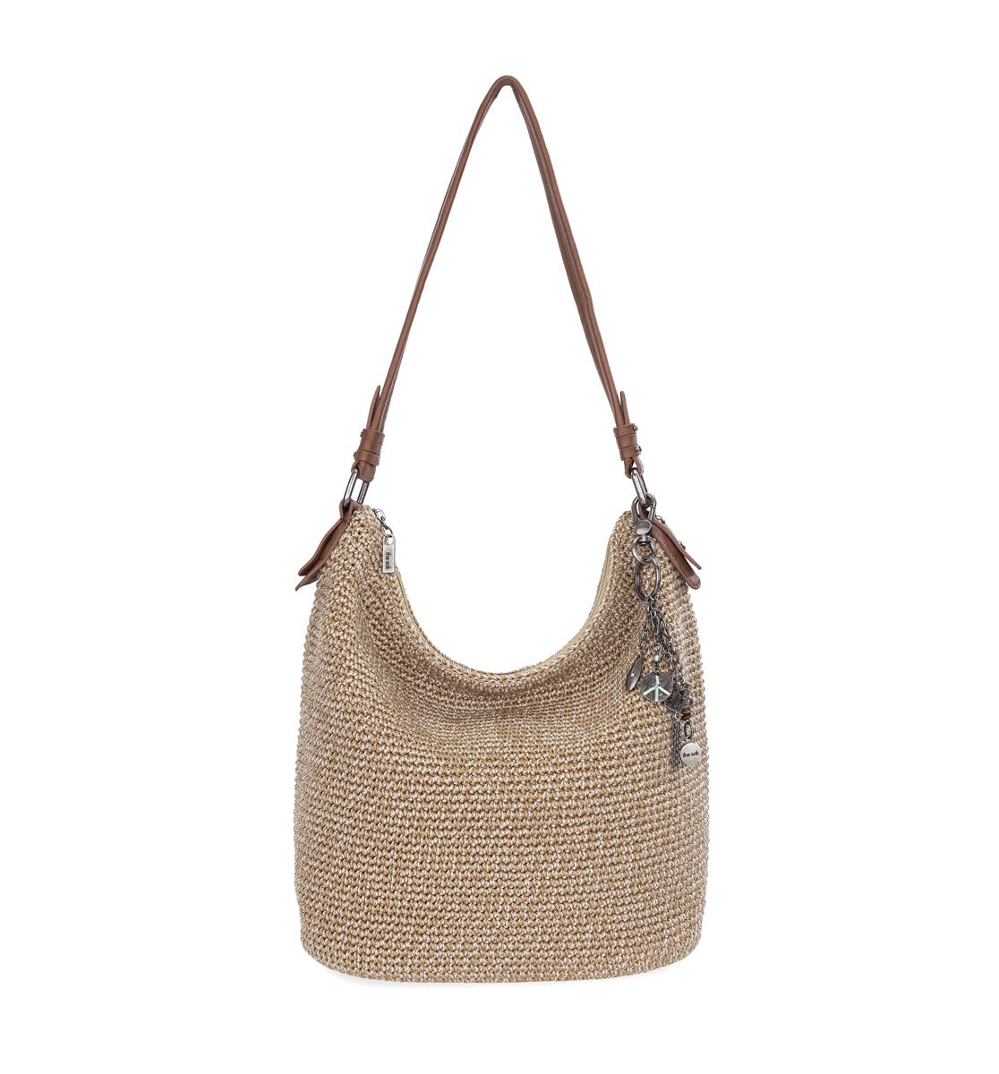 The Sak Sequoia Hobo Bag - Hand Crochet Large Women's Purse for Everyday & Travel - Durable Handbag & Tote With Zipper Pocket