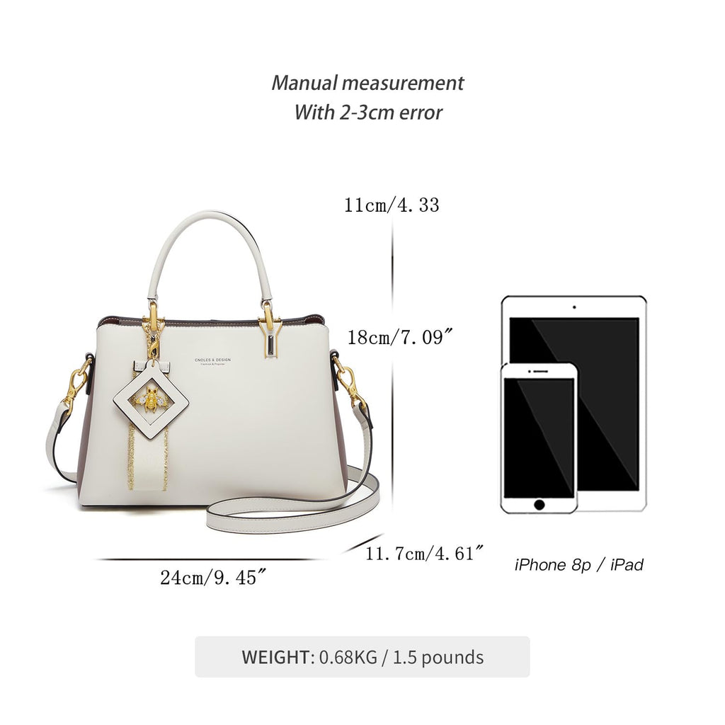 Cnoles Handbags for Women Large Capacity Tote Shoulder Bags Ladies Handle Satchel Purse