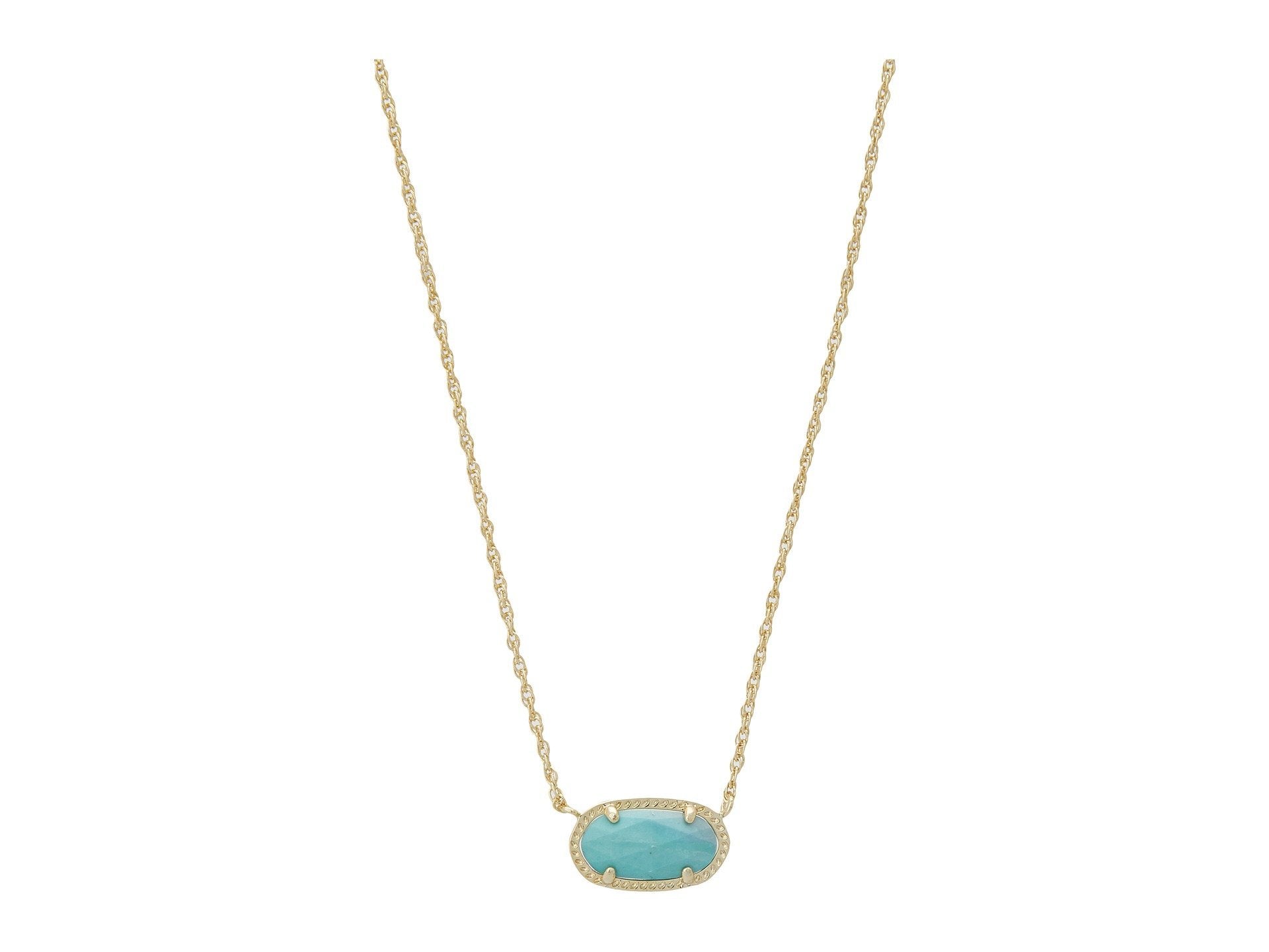Kendra Scott Elisa Pendant Necklace for Women, Fashion Jewelry, 14k Gold-Plated