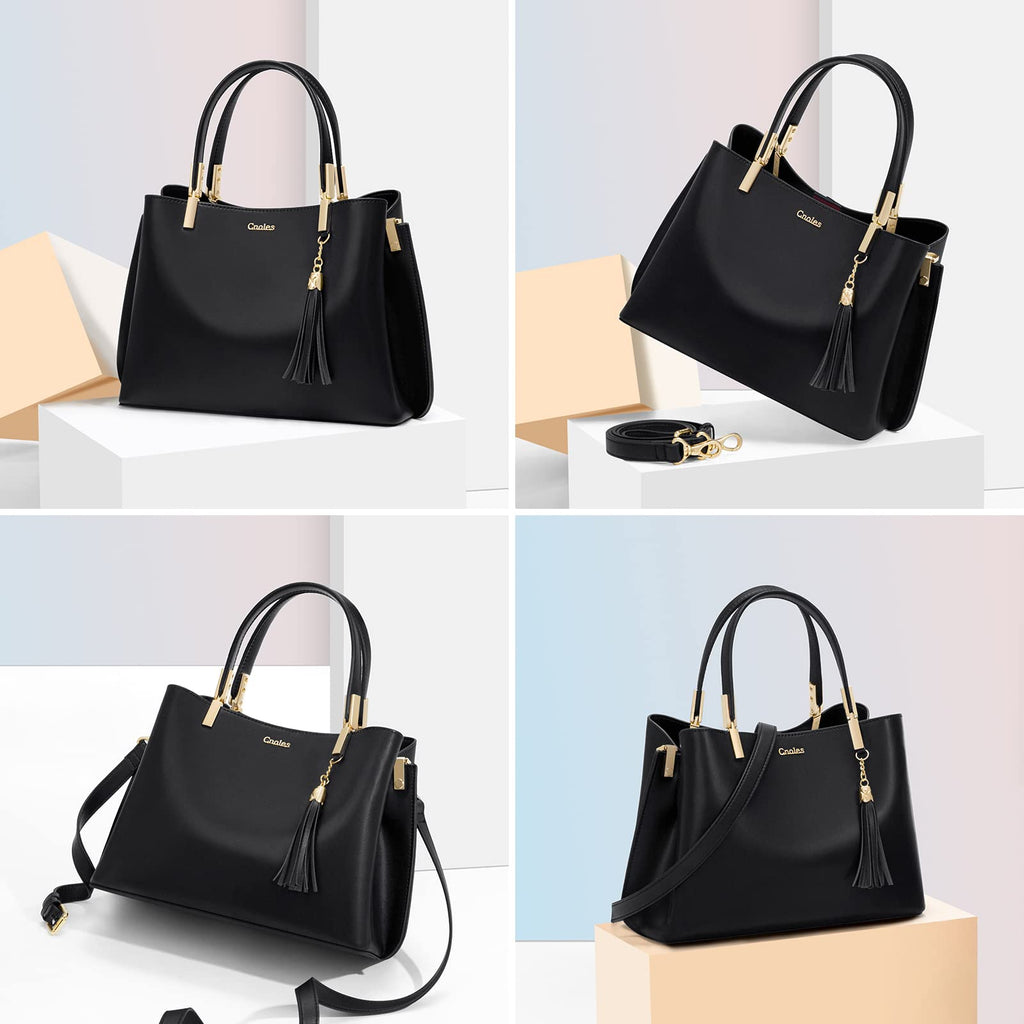 Cnoles Handbags for Women Large Capacity Tote Shoulder Bags Ladies Handle Satchel Purse