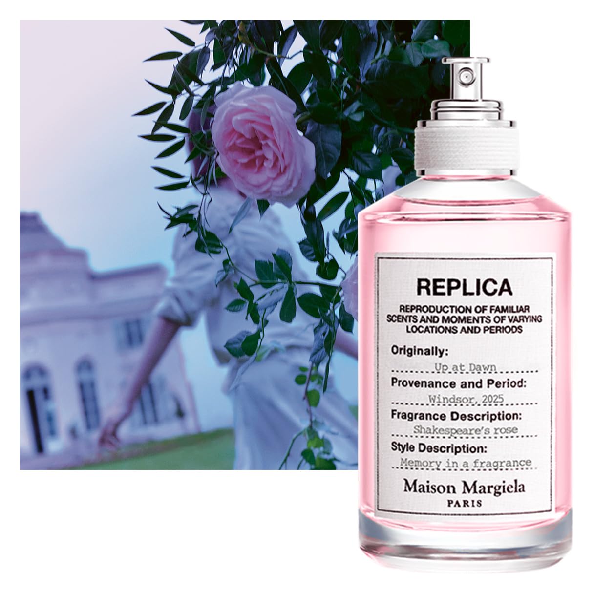 Masion Margiela - Replica - Up at Dawn Eau de Toilette - Floral & Delicate Perfume - Fragrance With Pink Pepper, Rose Absolute & Moss