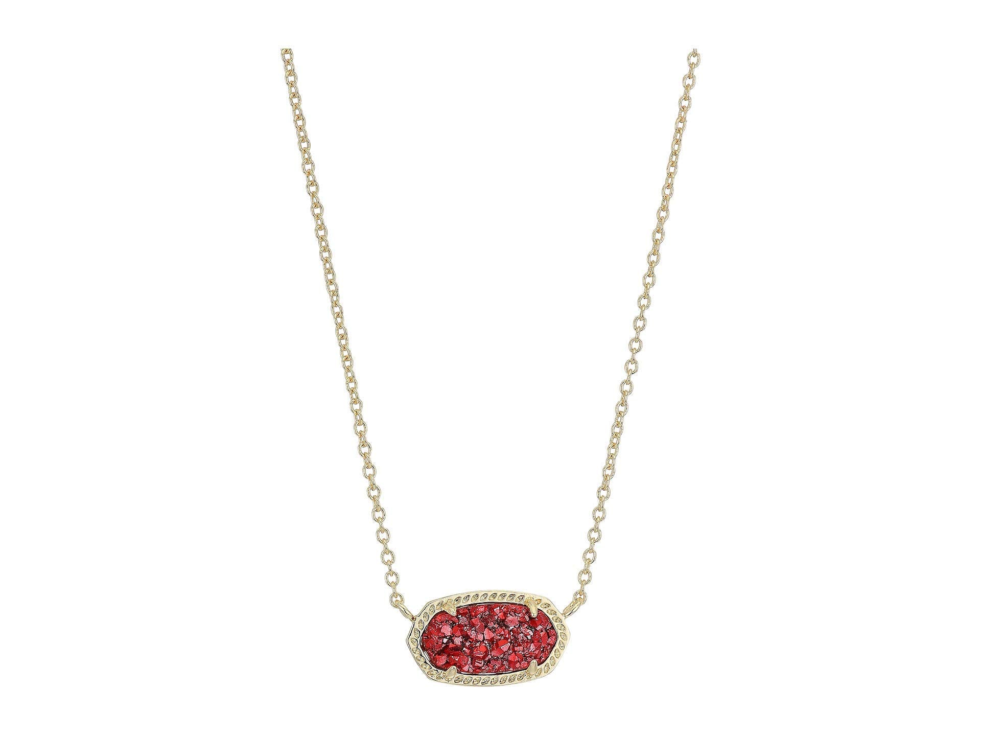 Kendra Scott Elisa Pendant Necklace for Women, Fashion Jewelry, 14k Gold-Plated