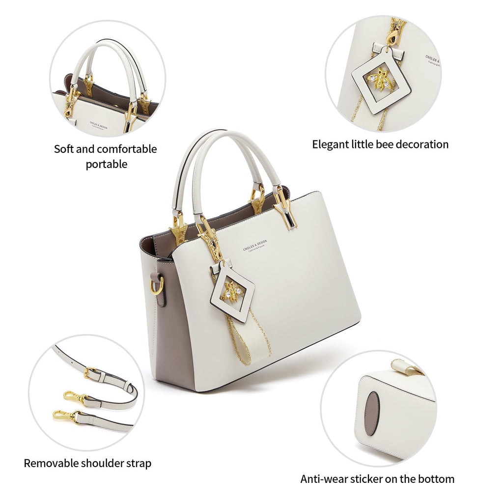 Cnoles Handbags for Women Large Capacity Tote Shoulder Bags Ladies Handle Satchel Purse