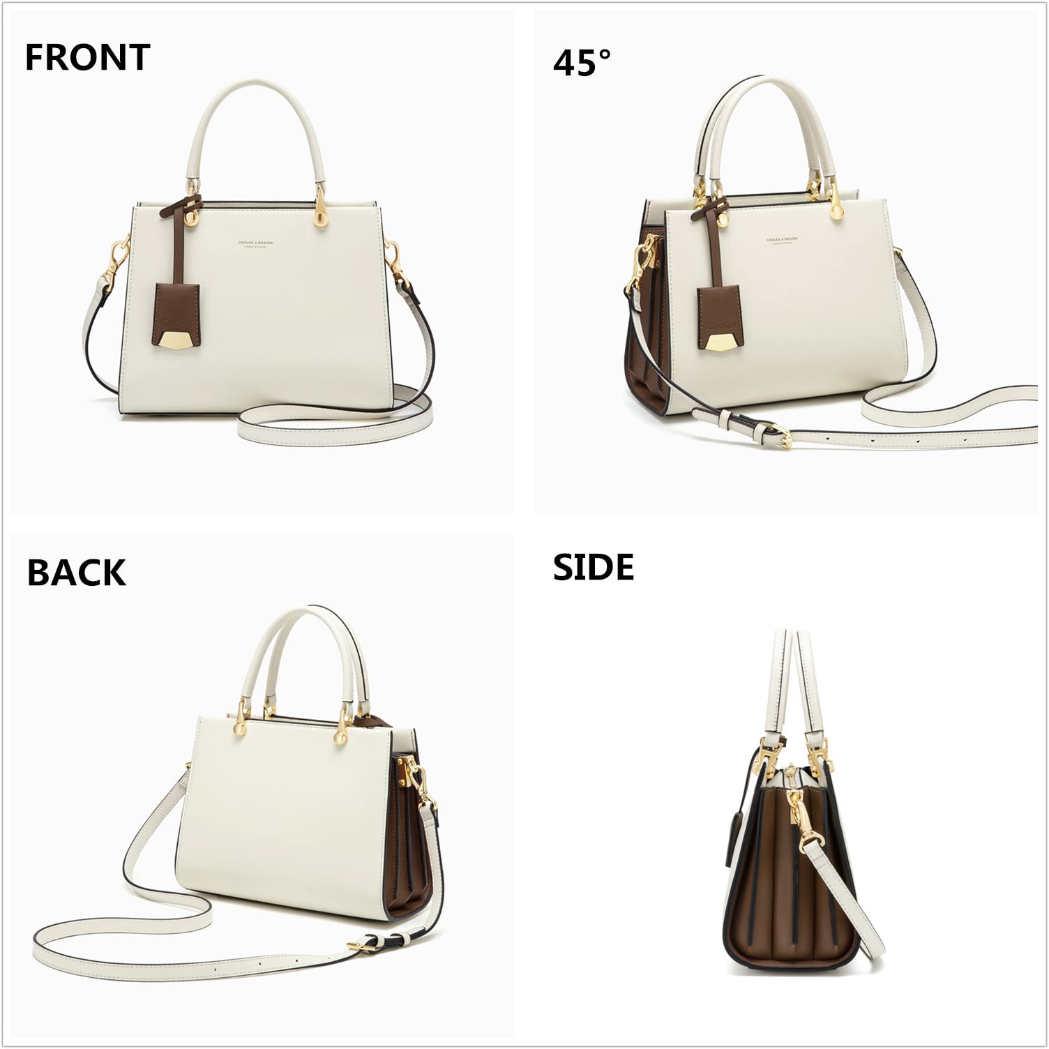 Cnoles Handbags for Women Large Capacity Tote Shoulder Bags Ladies Handle Satchel Purse