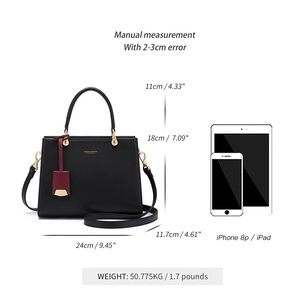 Cnoles Handbags for Women Large Capacity Tote Shoulder Bags Ladies Handle Satchel Purse