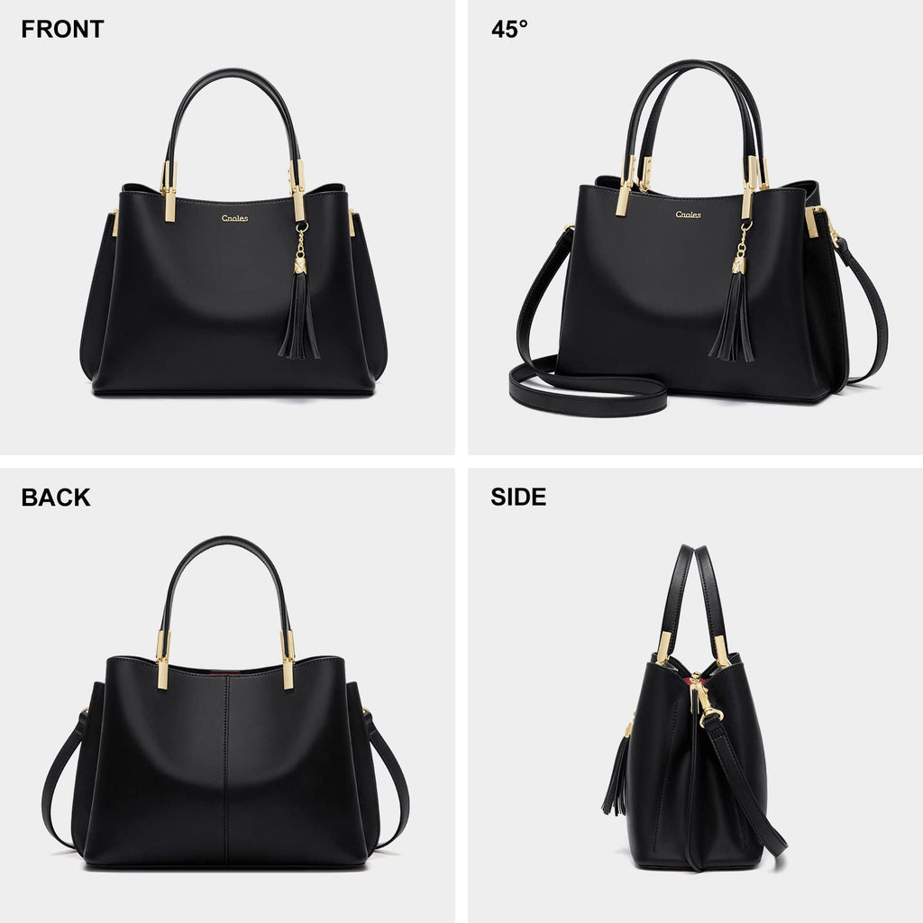 Cnoles Handbags for Women Large Capacity Tote Shoulder Bags Ladies Handle Satchel Purse