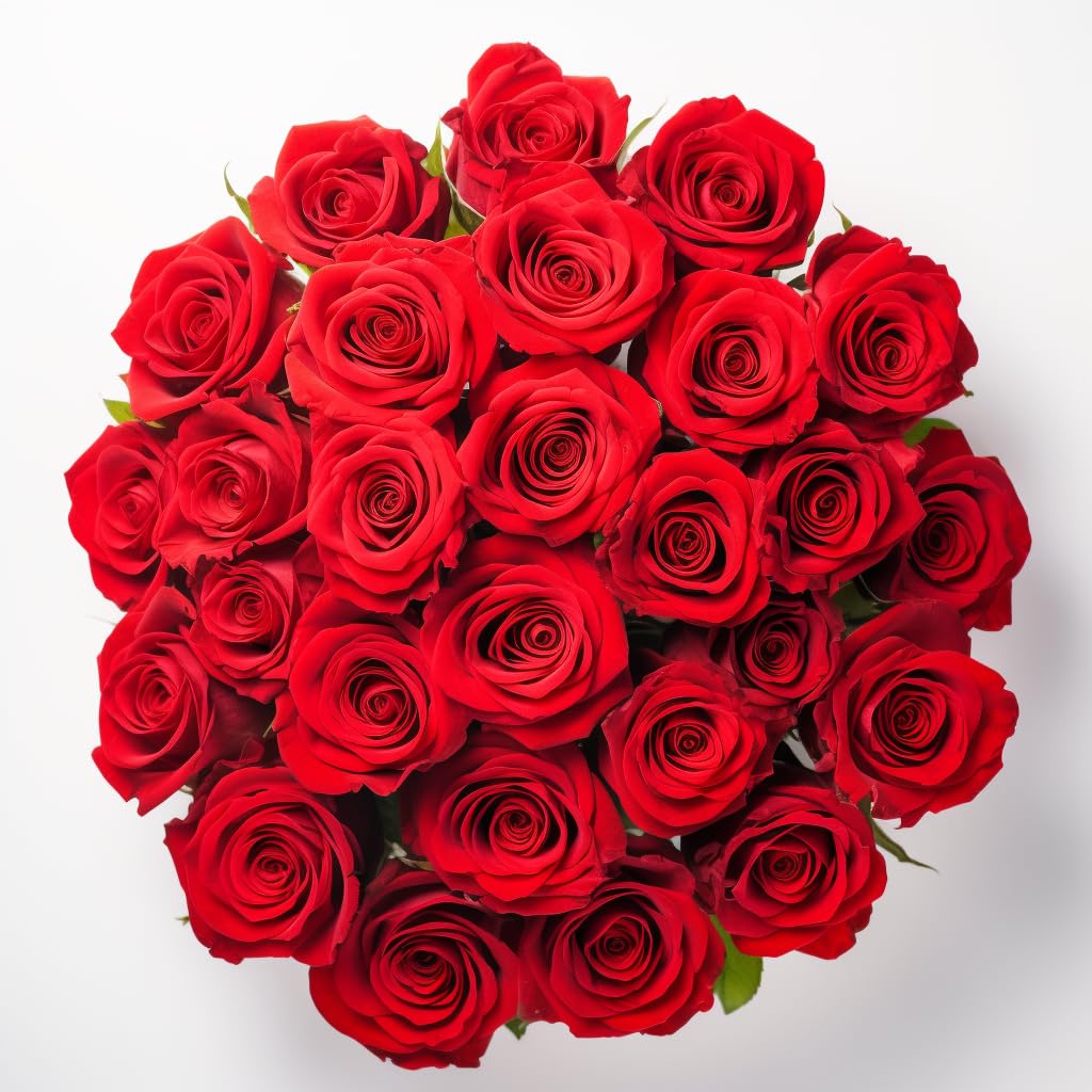 GlobalRose 100 Assorted Roses Bouquet - Responsibly Sourced Roses Fresh Flowers - Hand-Picked Flowers Fresh Bouquet for Mother's Day, Birthday & Special Occasions (4 Bunches of 25 Stems)