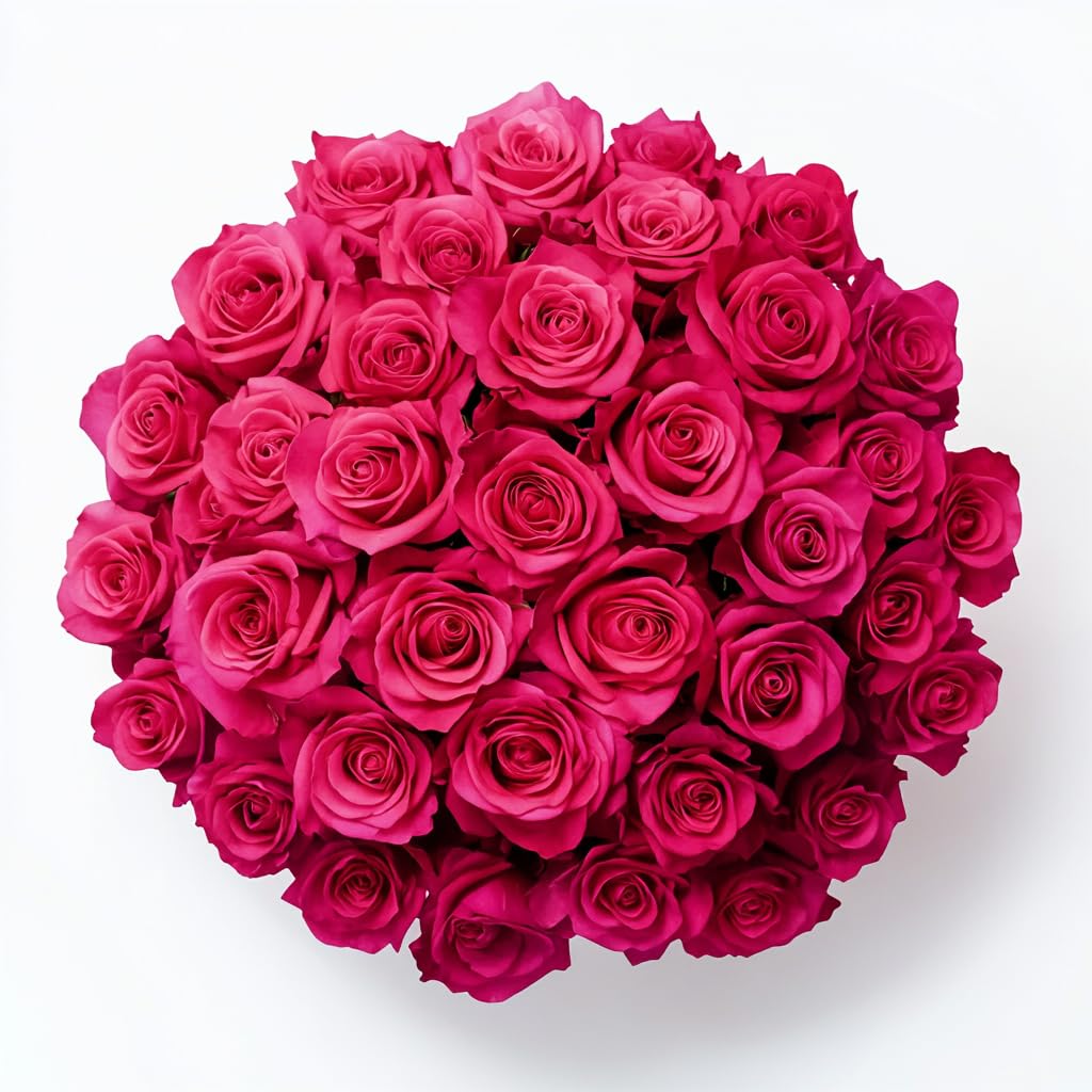 GlobalRose 100 Assorted Roses Bouquet - Responsibly Sourced Roses Fresh Flowers - Hand-Picked Flowers Fresh Bouquet for Mother's Day, Birthday & Special Occasions (4 Bunches of 25 Stems)