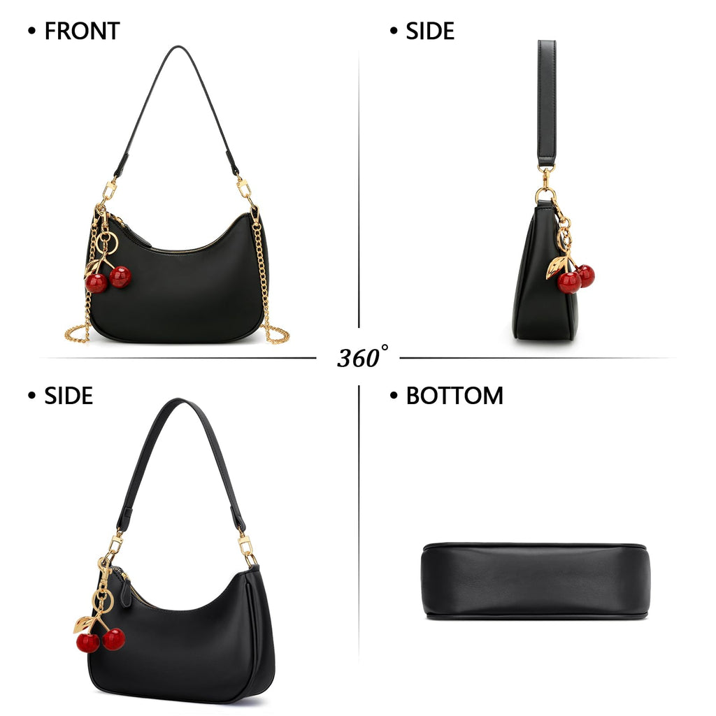 KKXIU Shoulder Bag for Women Cute Hobo Purses and Handbags Retro Clutch Underarm Purse | Cute, Retro, Cute, Retro
