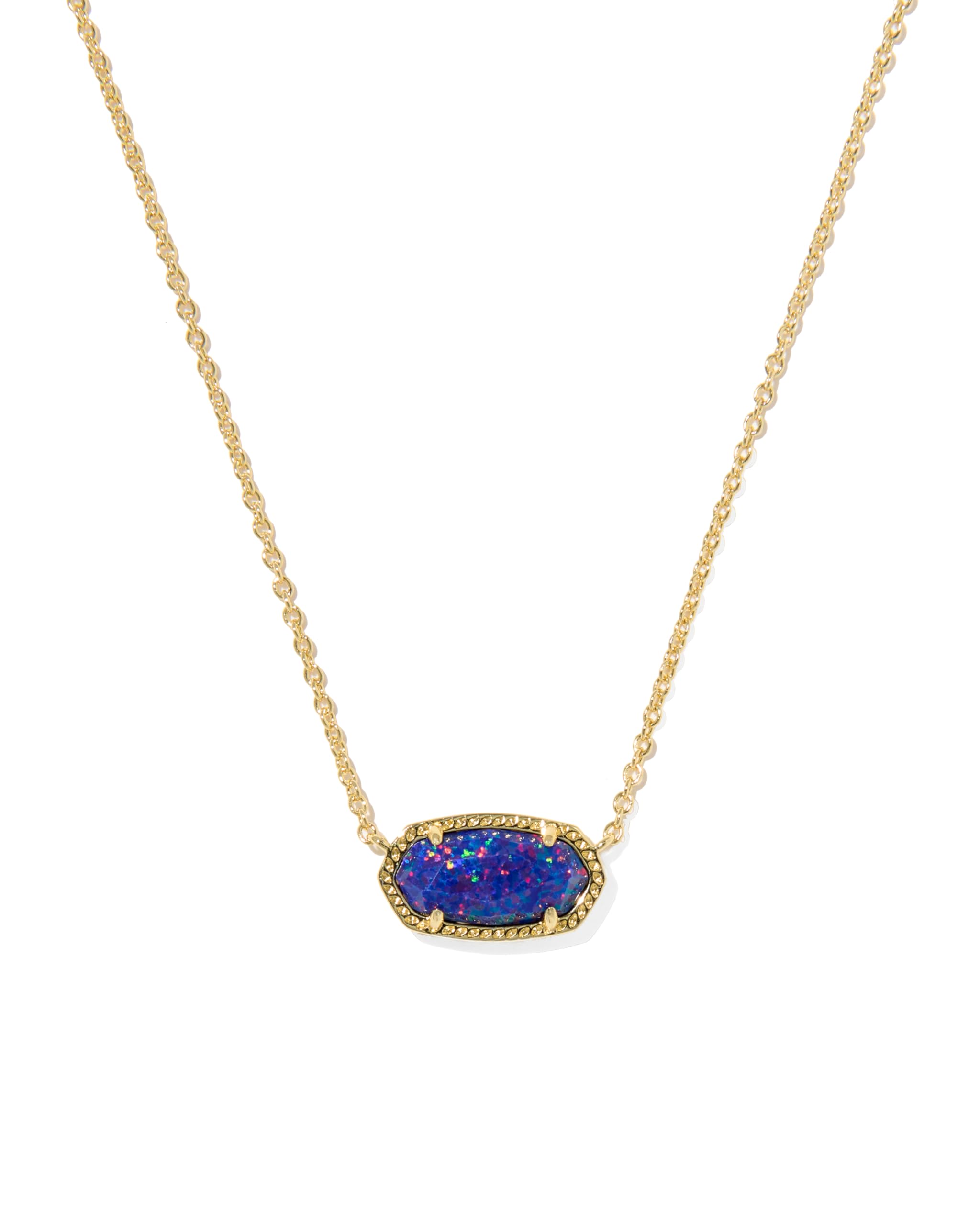 Kendra Scott Elisa Pendant Necklace for Women, Fashion Jewelry, 14k Gold-Plated
