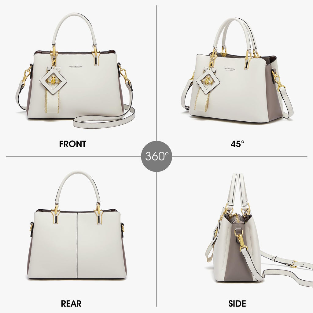 Cnoles Handbags for Women Large Capacity Tote Shoulder Bags Ladies Handle Satchel Purse
