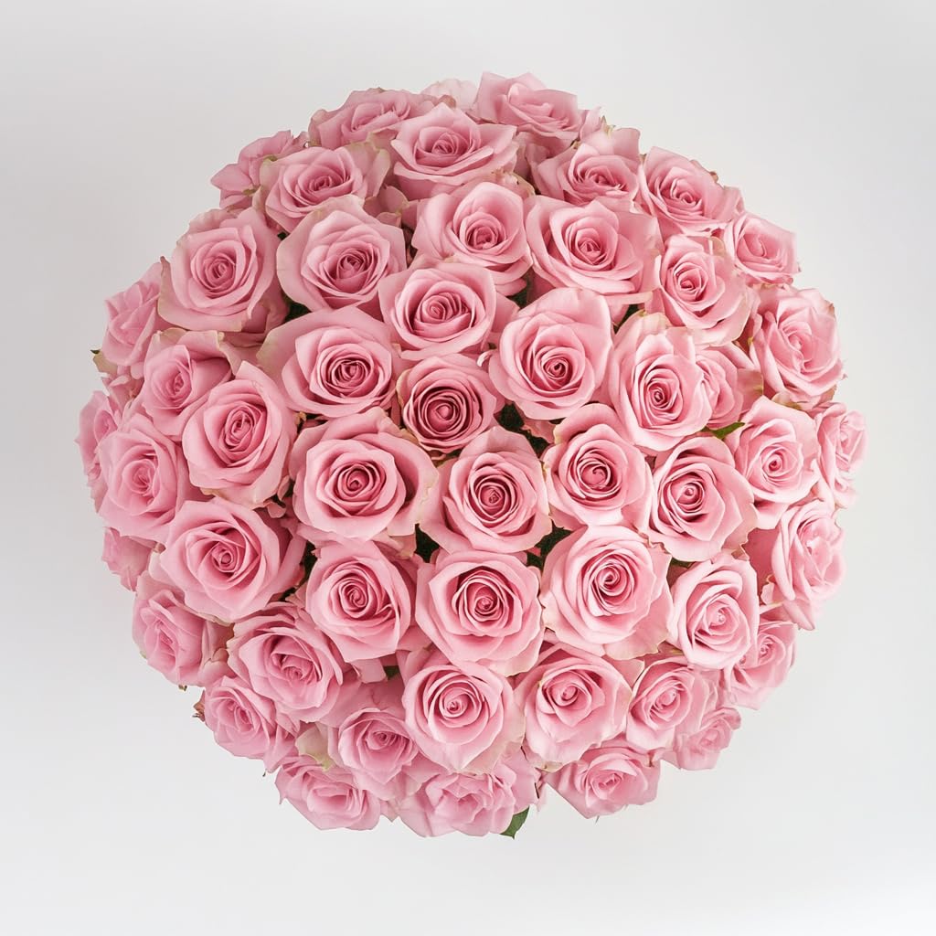 GlobalRose 100 Assorted Roses Bouquet - Responsibly Sourced Roses Fresh Flowers - Hand-Picked Flowers Fresh Bouquet for Mother's Day, Birthday & Special Occasions (4 Bunches of 25 Stems)