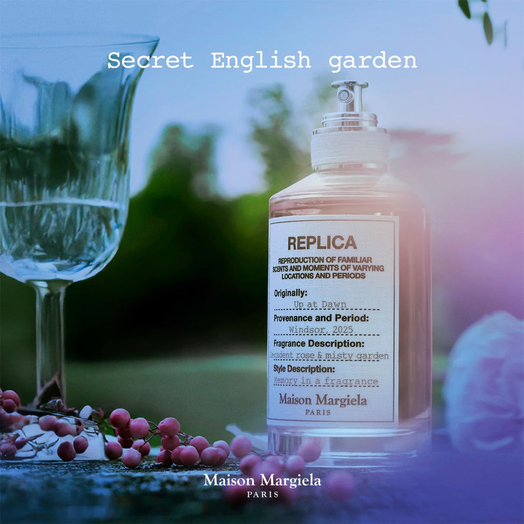 Masion Margiela - Replica - Up at Dawn Eau de Toilette - Floral & Delicate Perfume - Fragrance With Pink Pepper, Rose Absolute & Moss