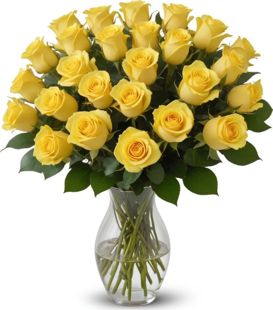 25 Pink Roses | Arabella Bouquets | Real Fresh Flowers for Delivery, Gift for Birthday Women, Congratulations, Anniversary, Thank You, Mother's Day