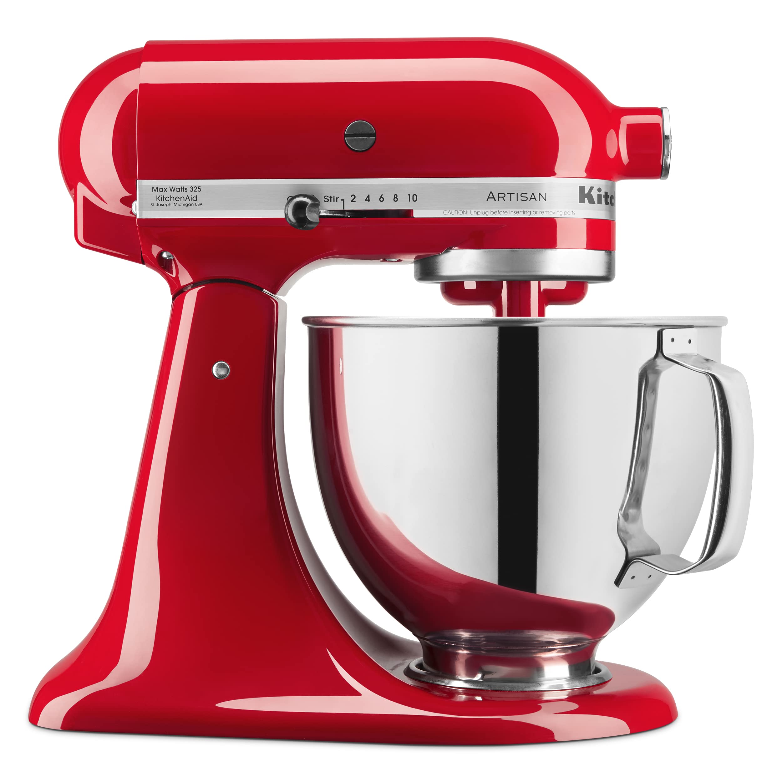 KitchenAid Artisan Series 5 Quart Tilt Head Stand Mixer with Pouring Shield KSM150PS, Almond Cream