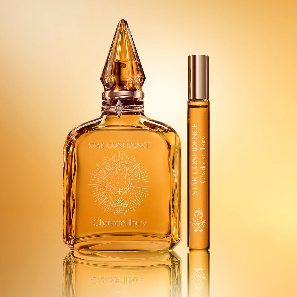 Charlotte Tilbury Star Confidence Eau De Parfum - Pheromone Enhancing Blackcurrant & Jasmine Fragrance with Natural Patchouli Oil - Long-Lasting Floral Woody Scent
