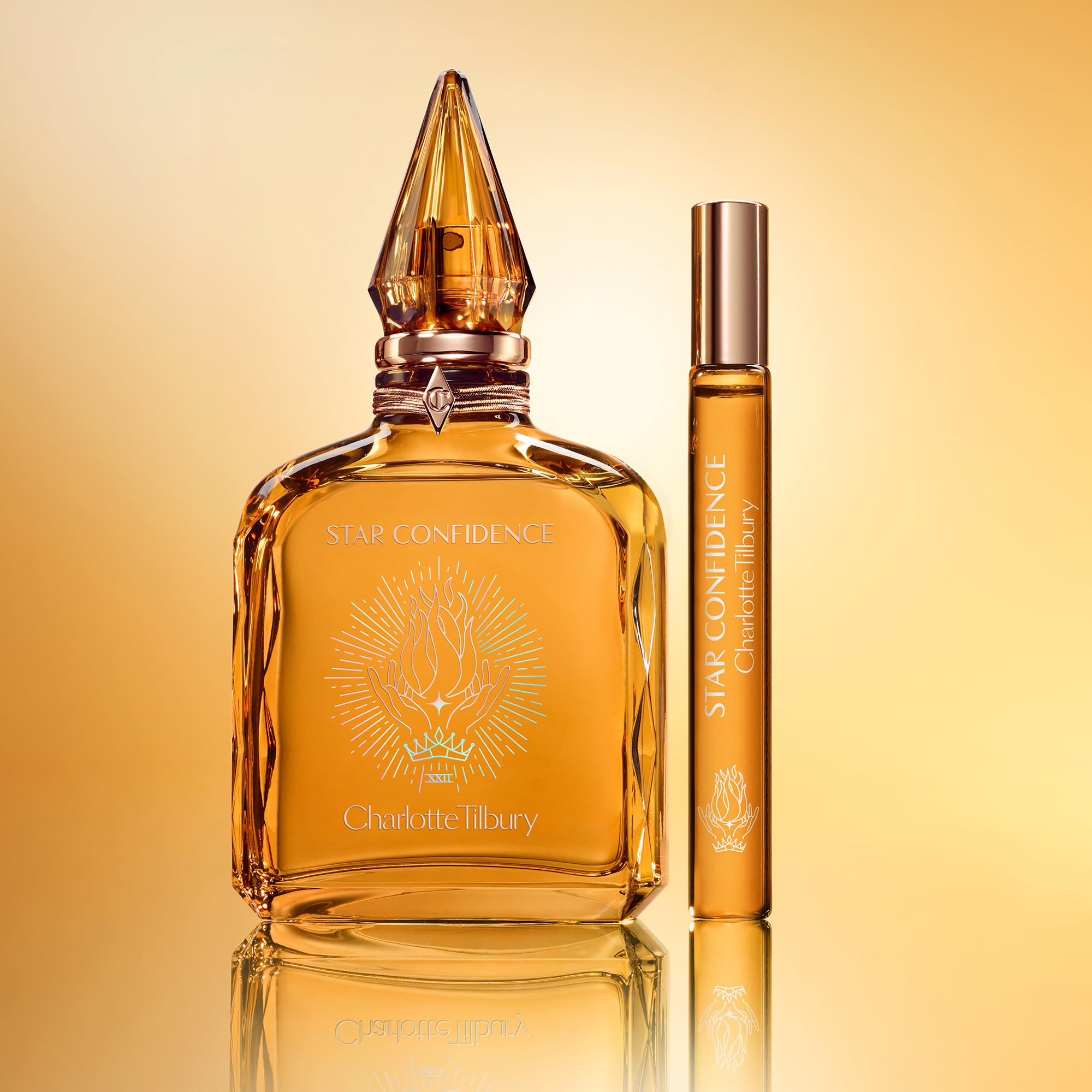 Charlotte Tilbury Star Confidence Eau De Parfum - Pheromone Enhancing Blackcurrant & Jasmine Fragrance with Natural Patchouli Oil - Long-Lasting Floral Woody Scent