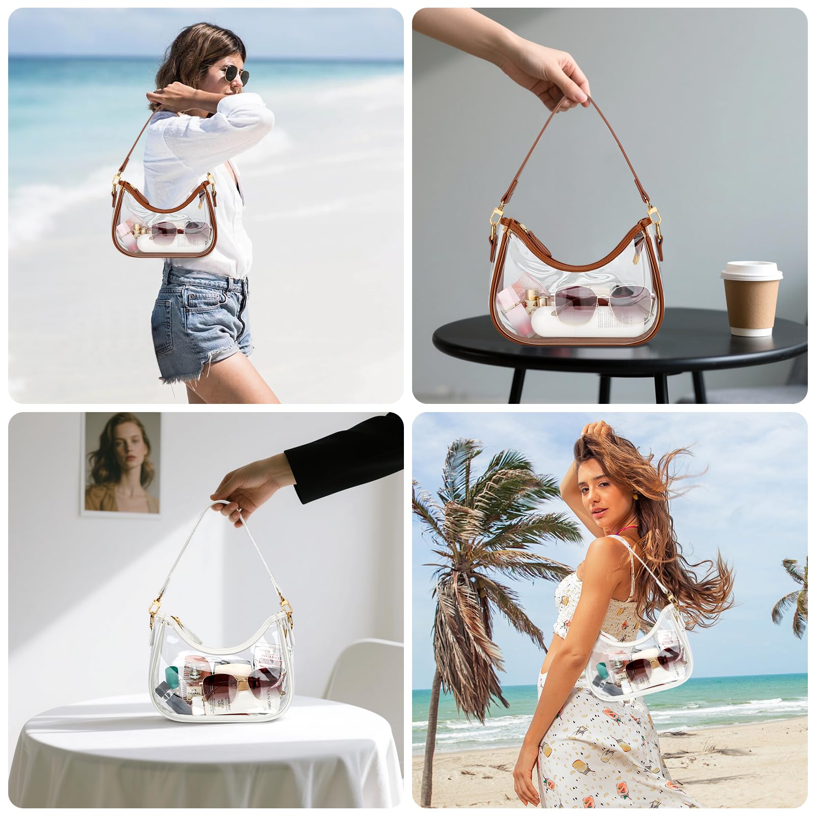 KKXIU Shoulder Bag for Women Cute Hobo Purses and Handbags Retro Clutch Underarm Purse | Cute, Retro, Cute, Retro