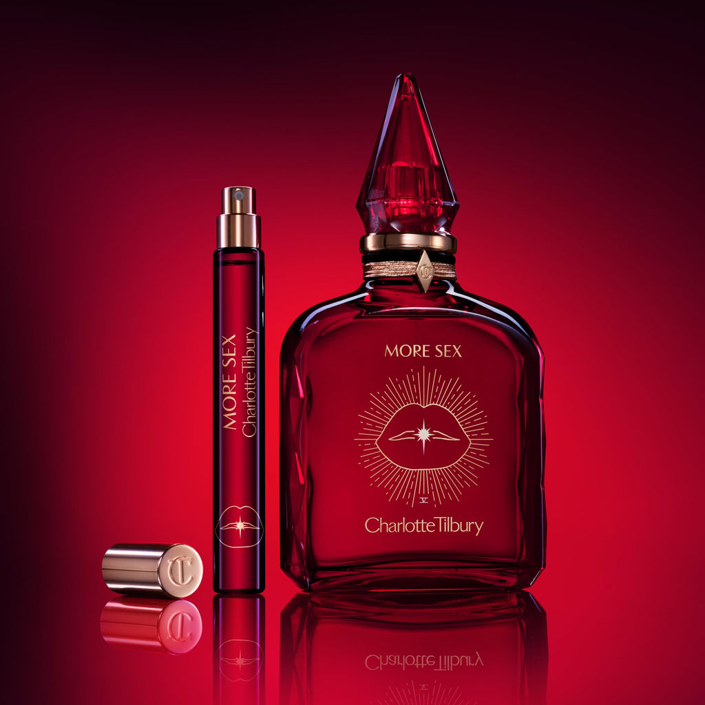Charlotte Tilbury More Sex Eau De Parfum - Pheromone Enhancing Sandalwood Perfume with Naturally-Derived Oils - Long-Lasting Scent with Notes of Black Pepper, Velvety Musk & Ambery Wood