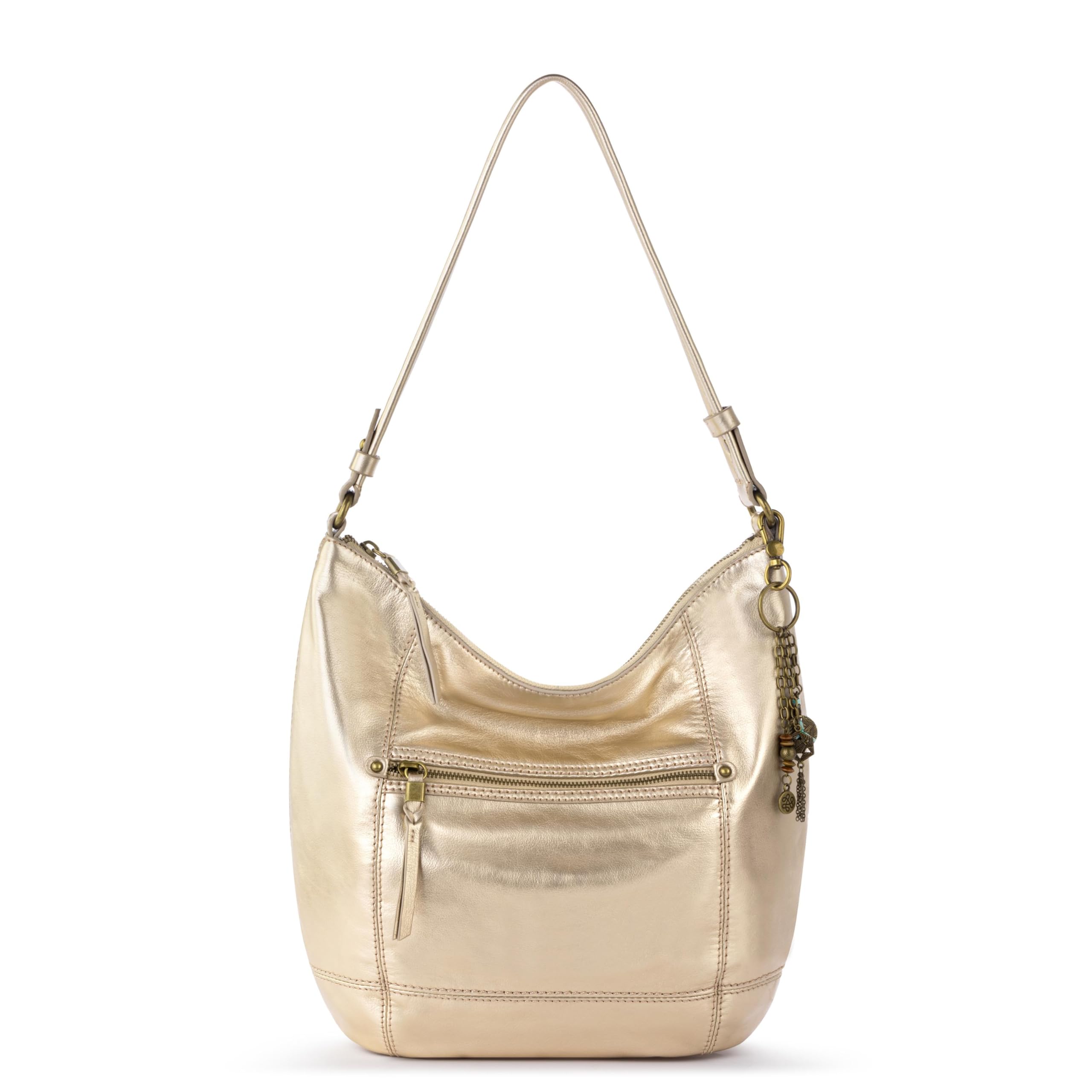 The Sak Sequoia Hobo Bag - Premium Large Leather Women's Handbag for Everyday & Travel - Durable Purse With Zipper Pocket