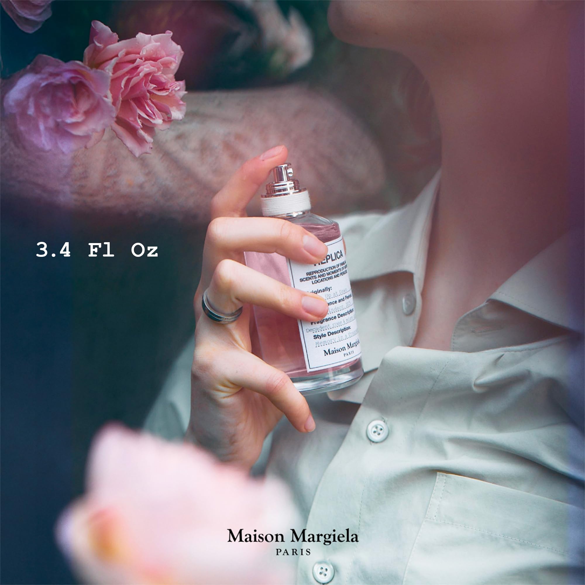 Masion Margiela - Replica - Up at Dawn Eau de Toilette - Floral & Delicate Perfume - Fragrance With Pink Pepper, Rose Absolute & Moss