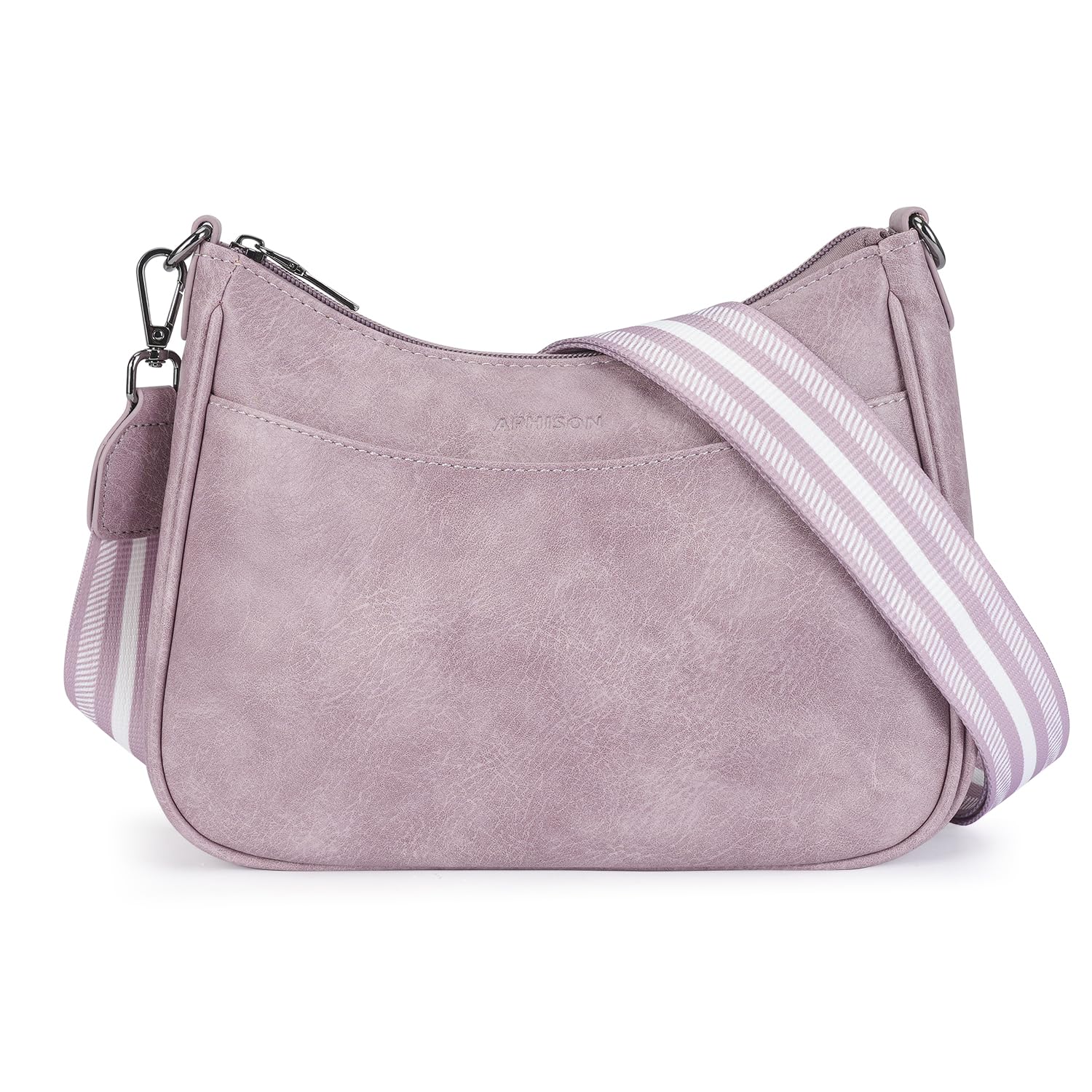 APHISON Trendy Leather Crossbody Purse with Adjustable Strap, Women's Shoulder Handbag
