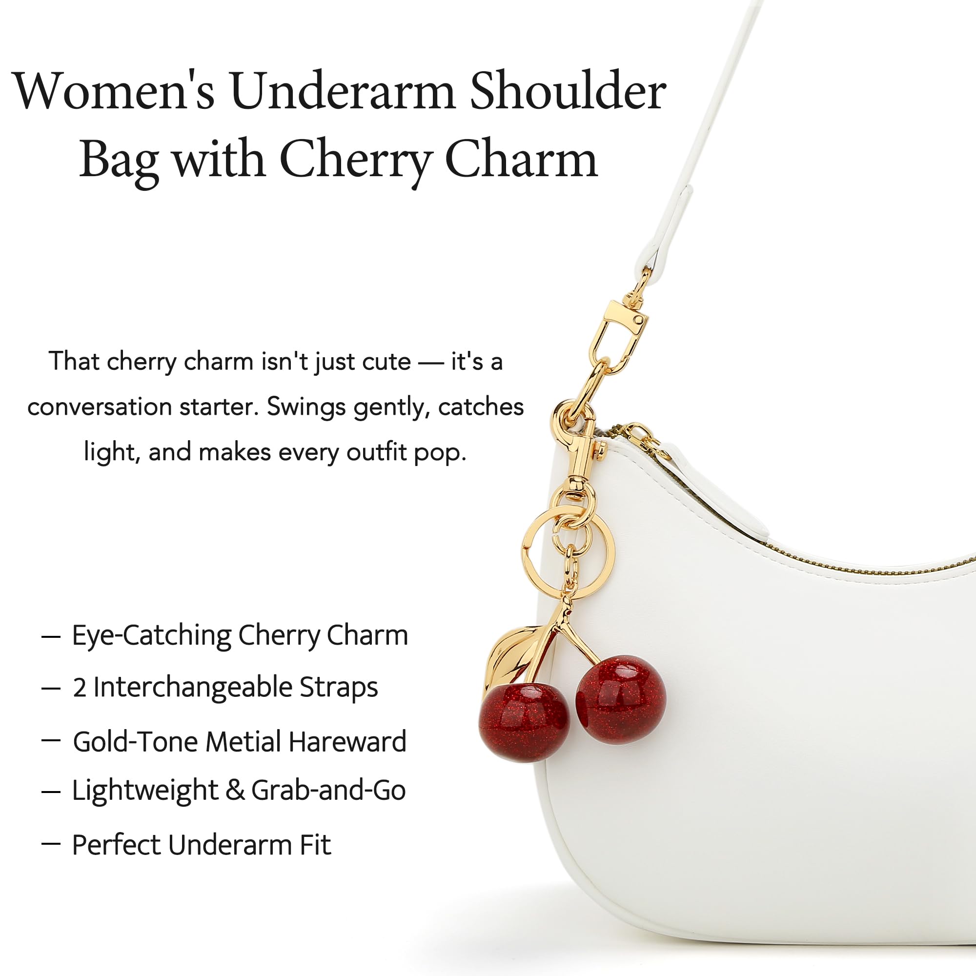 KKXIU Shoulder Bag for Women Cute Hobo Purses and Handbags Retro Clutch Underarm Purse | Cute, Retro, Cute, Retro