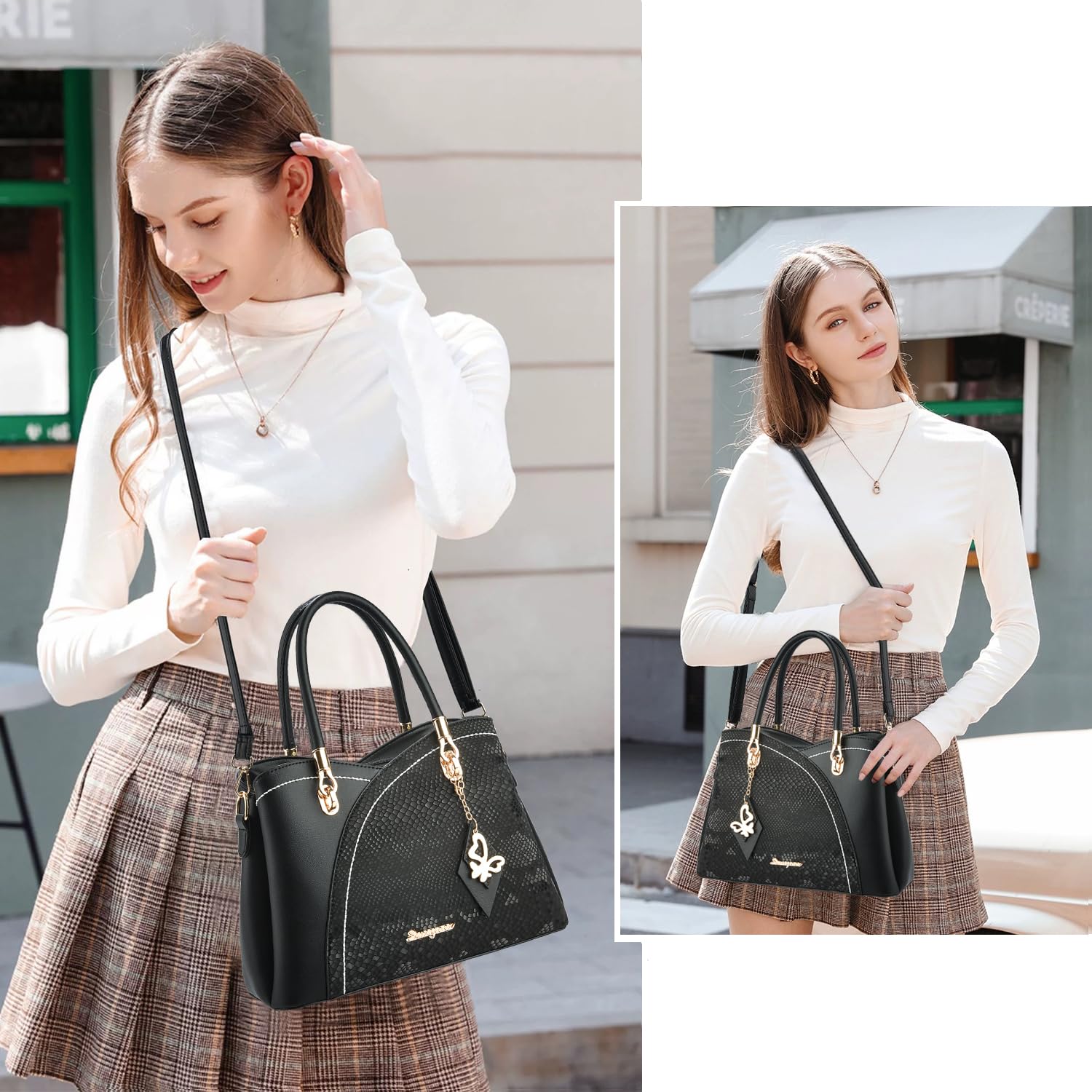Purses and Handbags Top Handle Satchel Shoulder Bags Messenger Tote Bag for Ladies