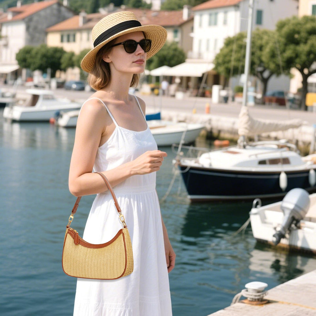 KKXIU Shoulder Bag for Women Cute Hobo Purses and Handbags Retro Clutch Underarm Purse | Cute, Retro, Cute, Retro