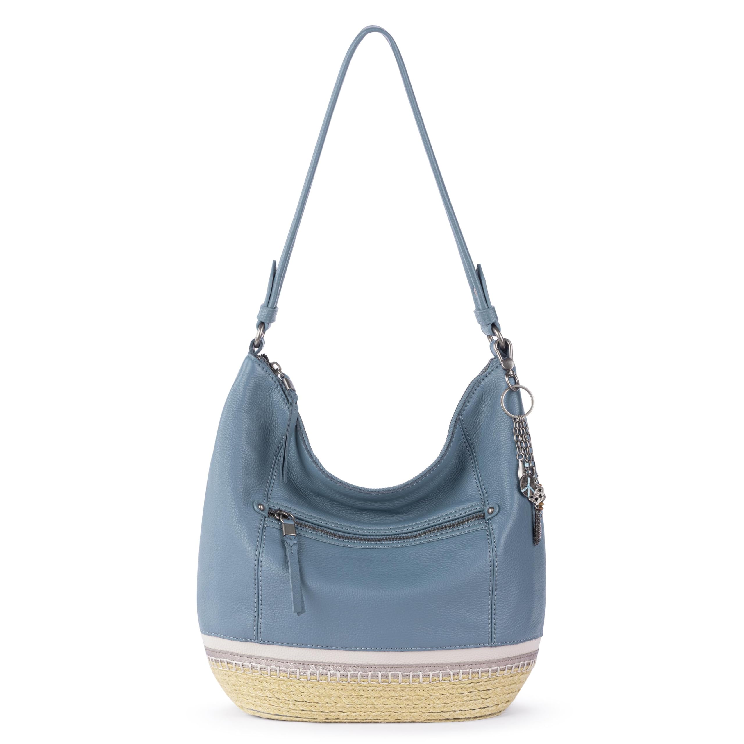 The Sak Sequoia Hobo Bag - Premium Large Leather Women's Handbag for Everyday & Travel - Durable Purse With Zipper Pocket