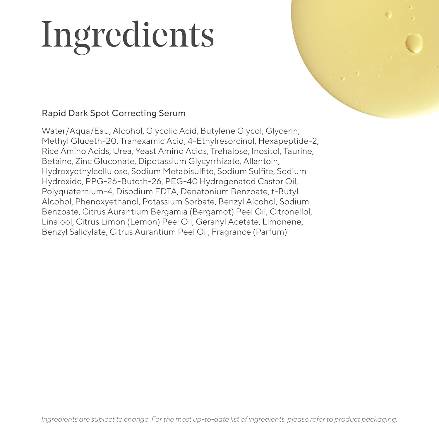 Murad Rapid Dark Spot Correcting Serum - Advanced Anti-Aging Formula with Patented Resorcinol Technology, Tranexamic and Glycolic Acids for Hyperpigmentation, Dark Spots and Dull Skin - 1 Fl Oz
