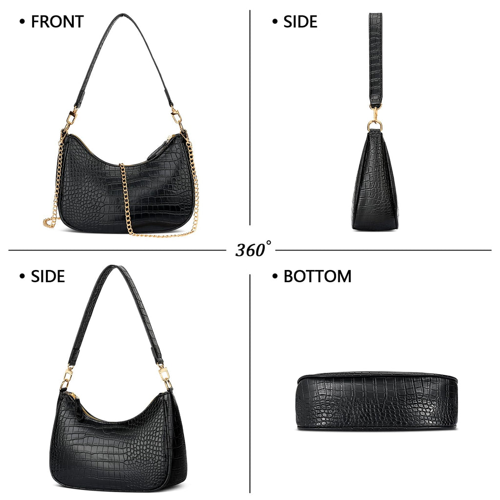 KKXIU Shoulder Bag for Women Cute Hobo Purses and Handbags Retro Clutch Underarm Purse | Cute, Retro, Cute, Retro
