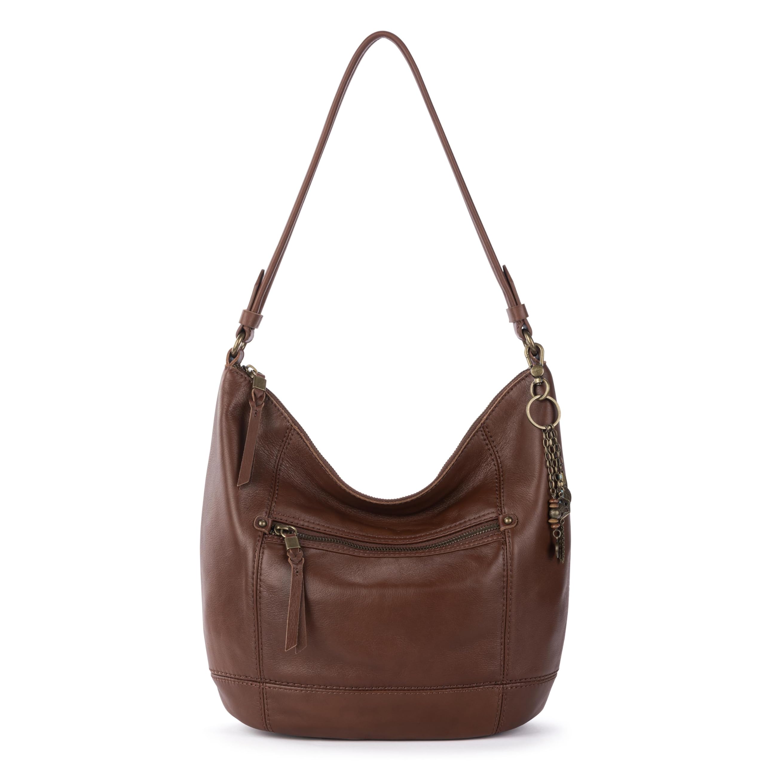 The Sak Sequoia Hobo Bag - Premium Large Leather Women's Handbag for Everyday & Travel - Durable Purse With Zipper Pocket