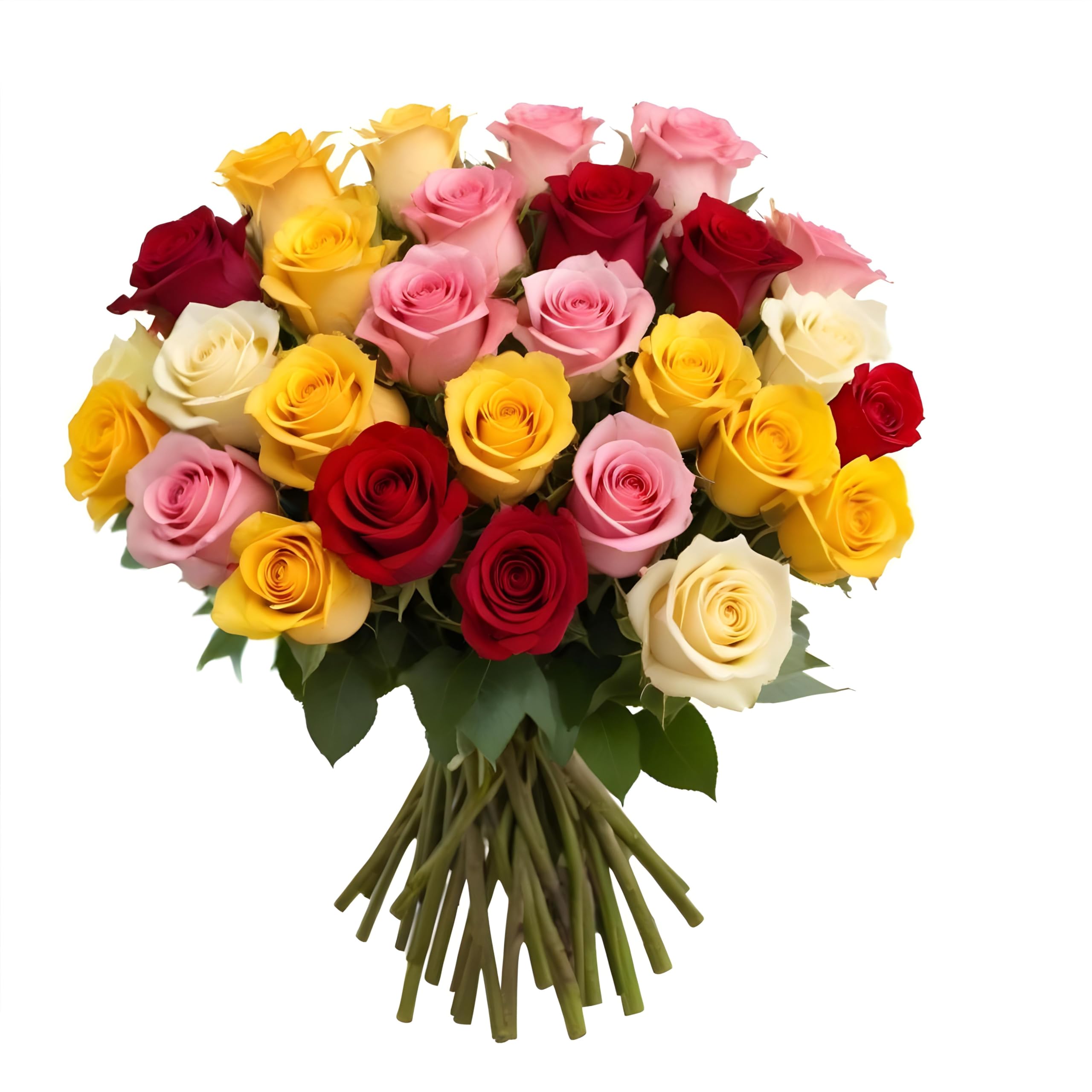 25 Pink Roses | Arabella Bouquets | Real Fresh Flowers for Delivery, Gift for Birthday Women, Congratulations, Anniversary, Thank You, Mother's Day