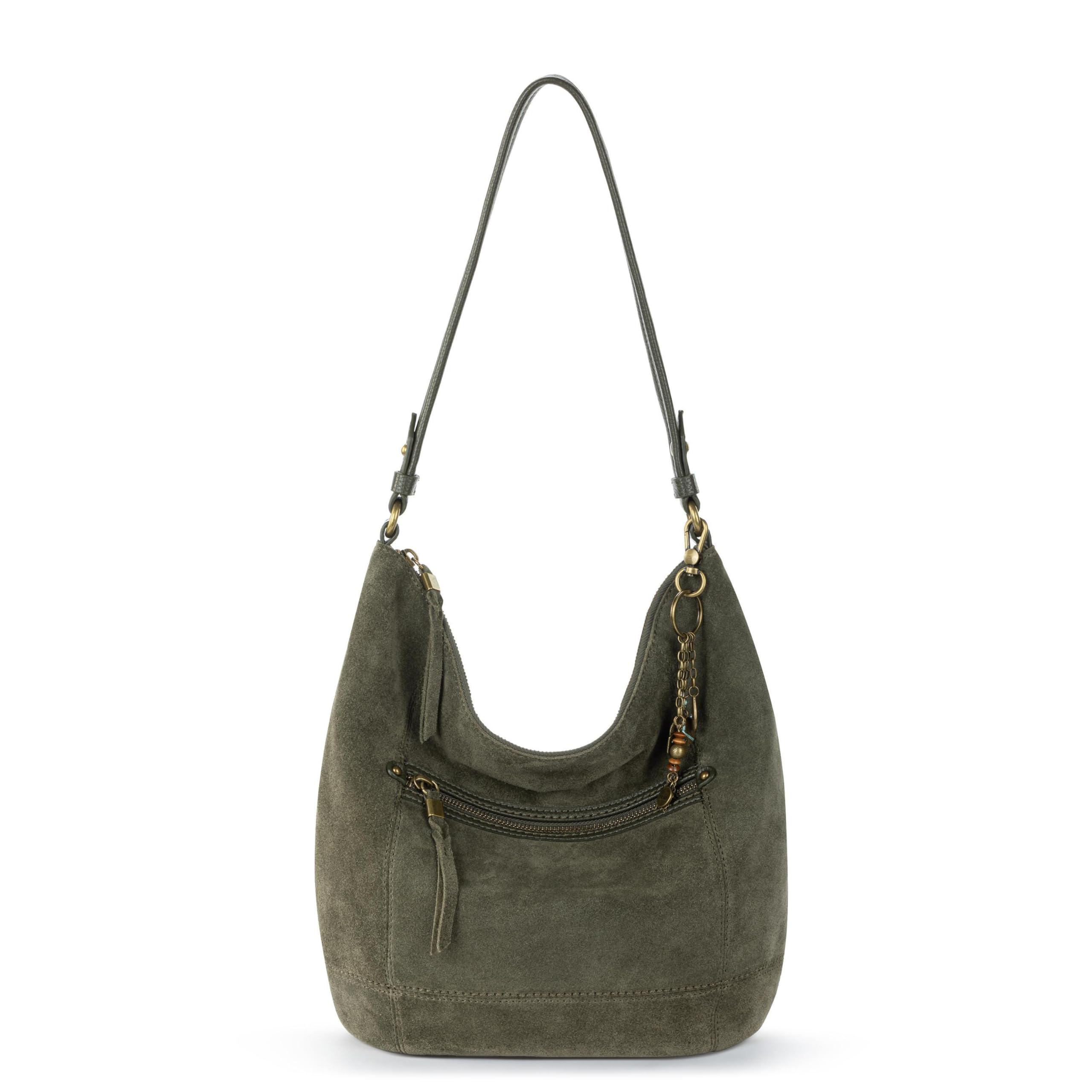 The Sak Sequoia Hobo Bag - Premium Large Leather Women's Handbag for Everyday & Travel - Durable Purse With Zipper Pocket