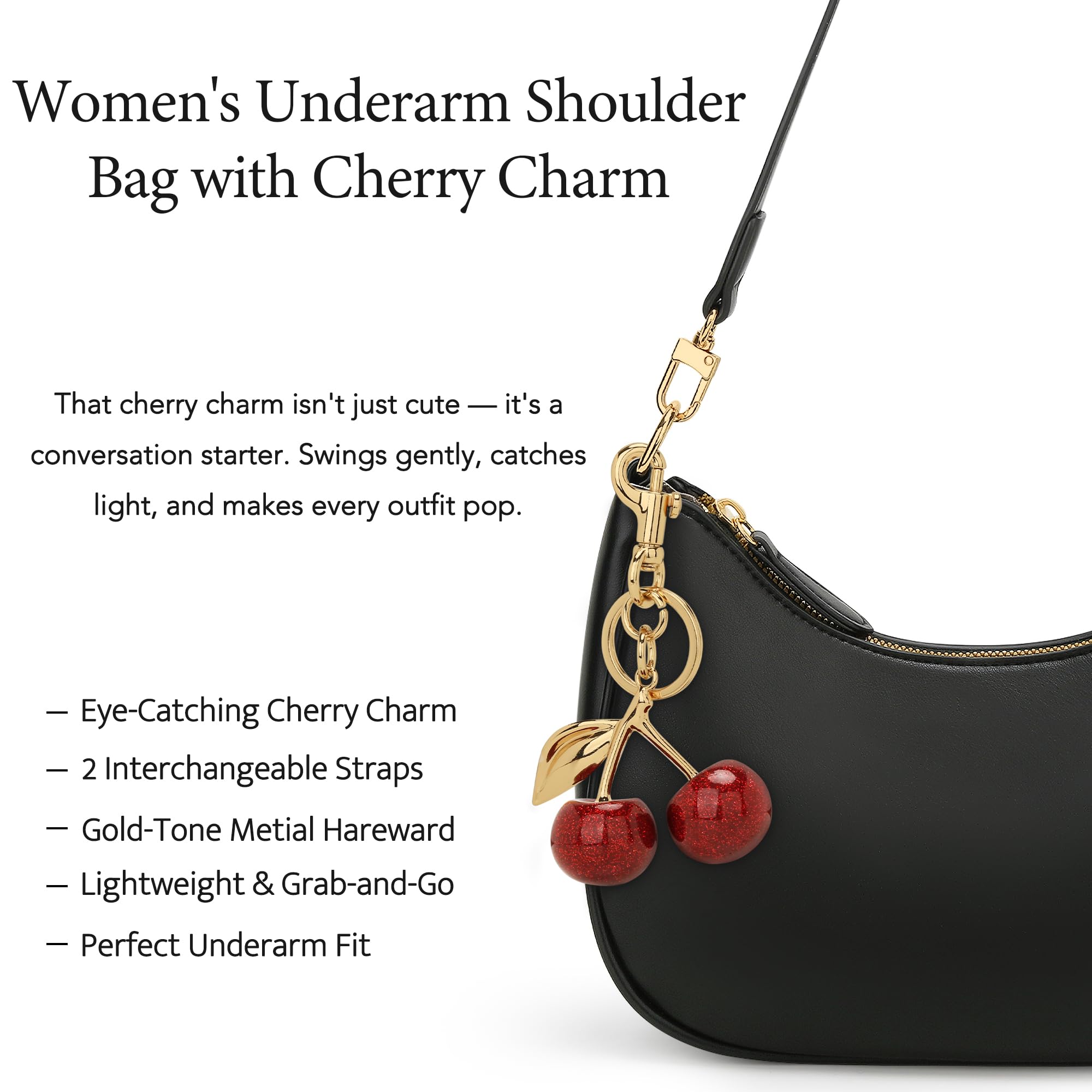 KKXIU Shoulder Bag for Women Cute Hobo Purses and Handbags Retro Clutch Underarm Purse | Cute, Retro, Cute, Retro