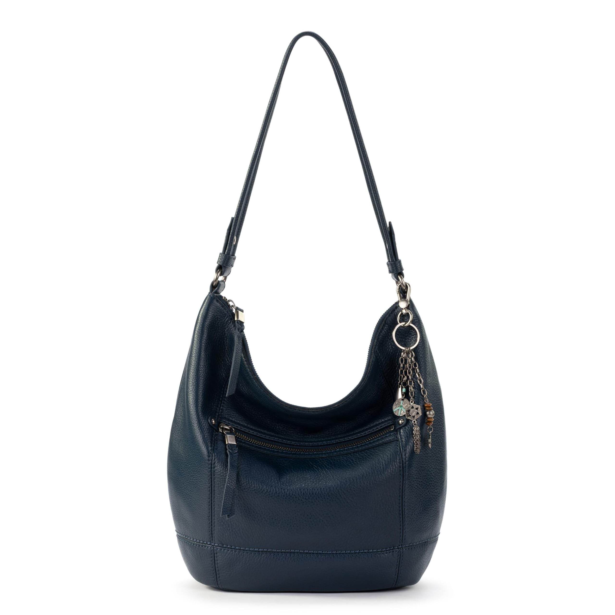 The Sak Sequoia Hobo Bag - Premium Large Leather Women's Handbag for Everyday & Travel - Durable Purse With Zipper Pocket