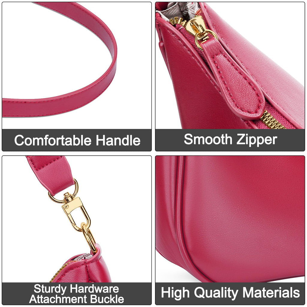 KKXIU Shoulder Bag for Women Cute Hobo Purses and Handbags Retro Clutch Underarm Purse | Cute, Retro, Cute, Retro