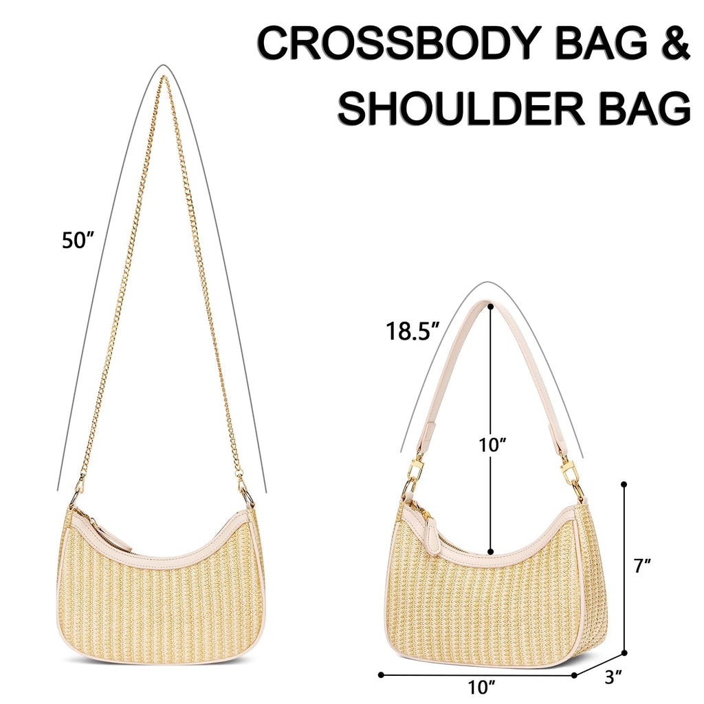 KKXIU Shoulder Bag for Women Cute Hobo Purses and Handbags Retro Clutch Underarm Purse | Cute, Retro, Cute, Retro