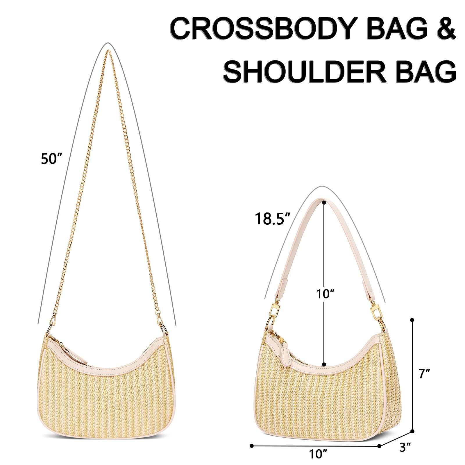 KKXIU Shoulder Bag for Women Cute Hobo Purses and Handbags Retro Clutch Underarm Purse | Cute, Retro, Cute, Retro