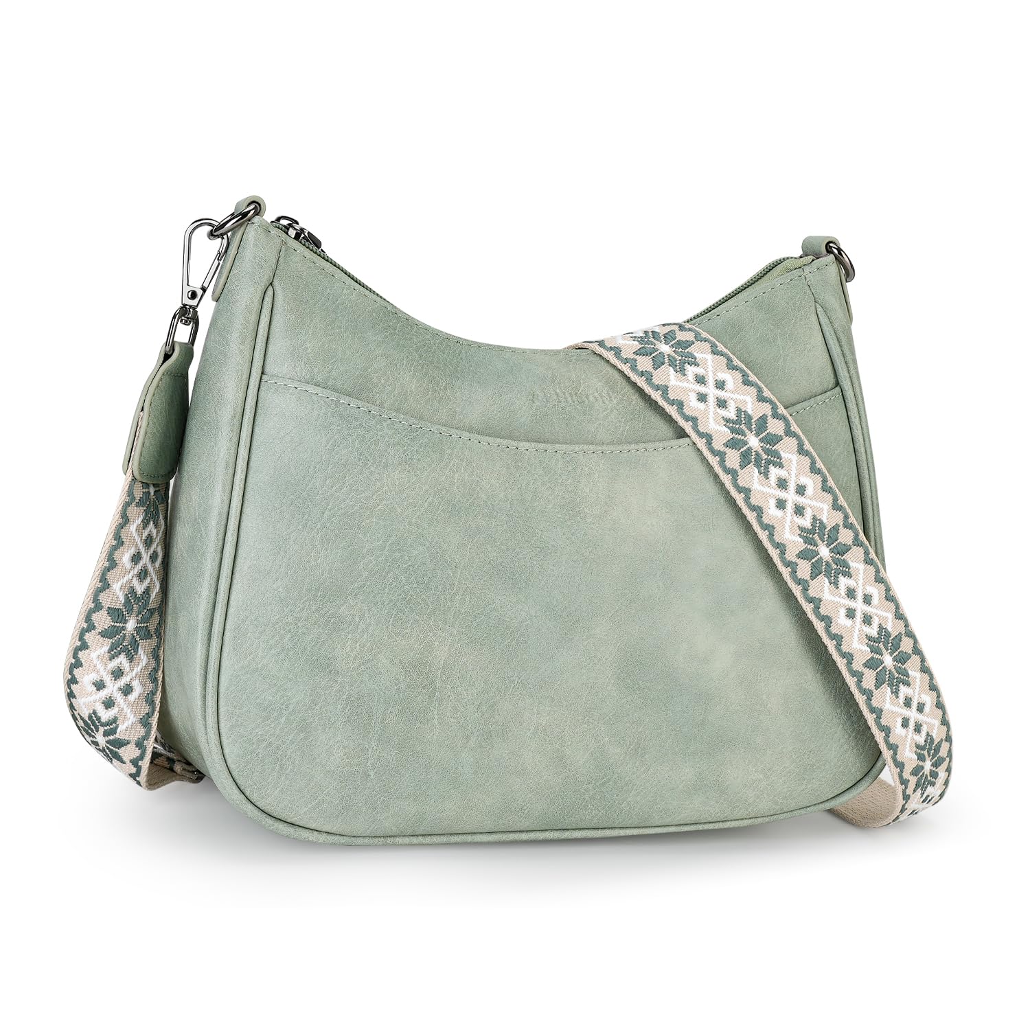 APHISON Trendy Leather Crossbody Purse with Adjustable Strap, Women's Shoulder Handbag