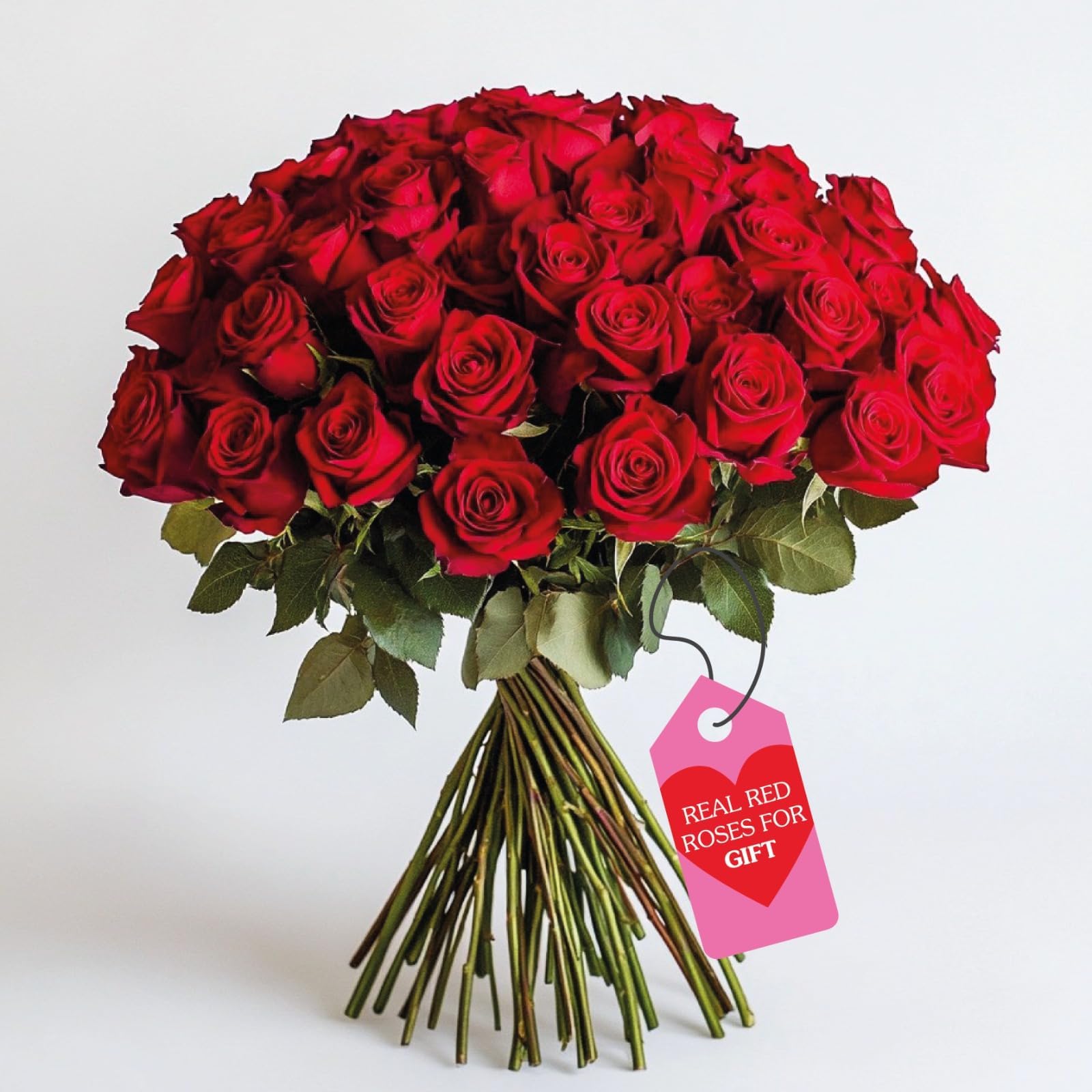 GlobalRose 100 Assorted Roses Bouquet - Responsibly Sourced Roses Fresh Flowers - Hand-Picked Flowers Fresh Bouquet for Mother's Day, Birthday & Special Occasions (4 Bunches of 25 Stems)